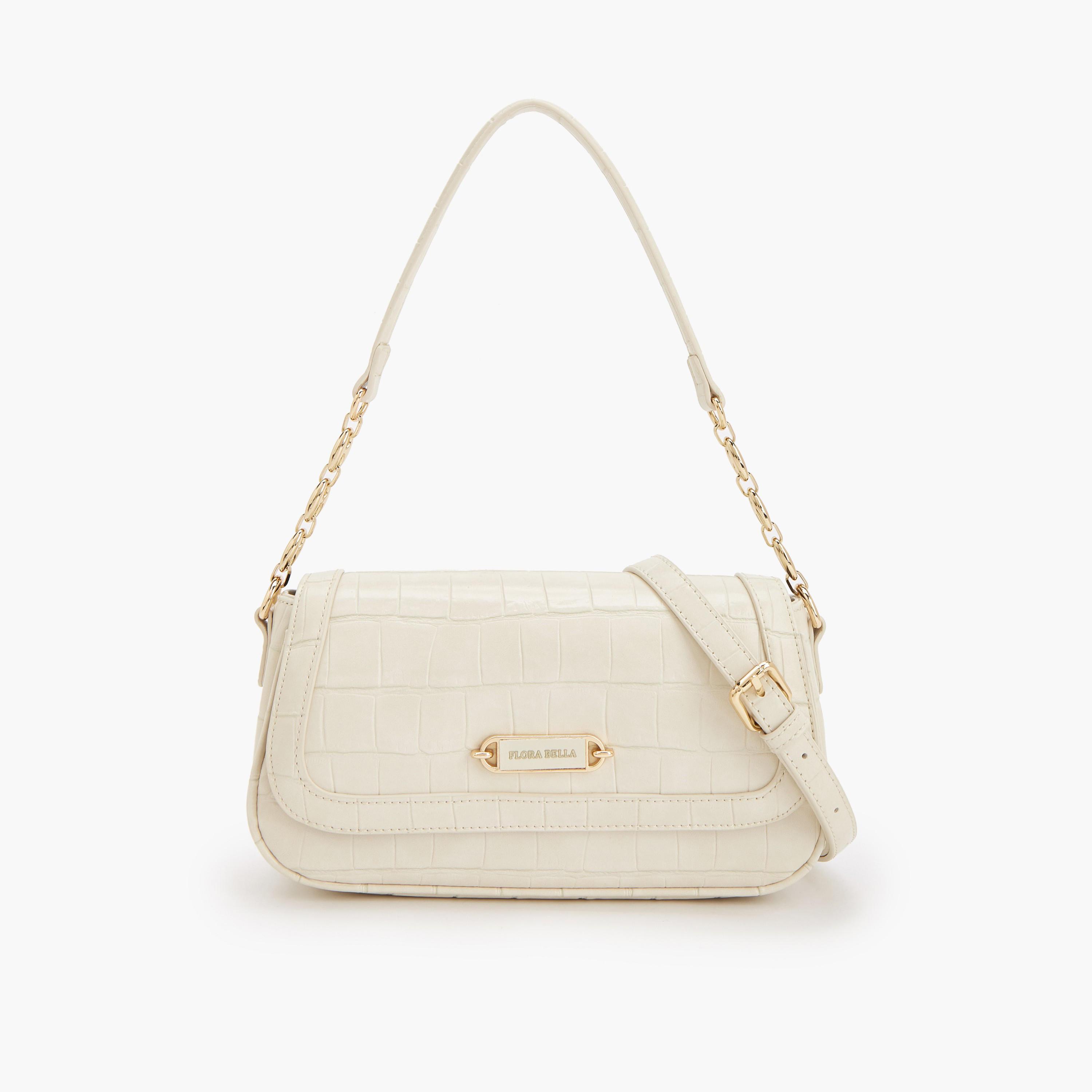 شنطة كروس بودي بارزة الملمس بطية إغلاق مغناطيسية من فلورا بيلا-women-bagsandwallets-handbags-image-1