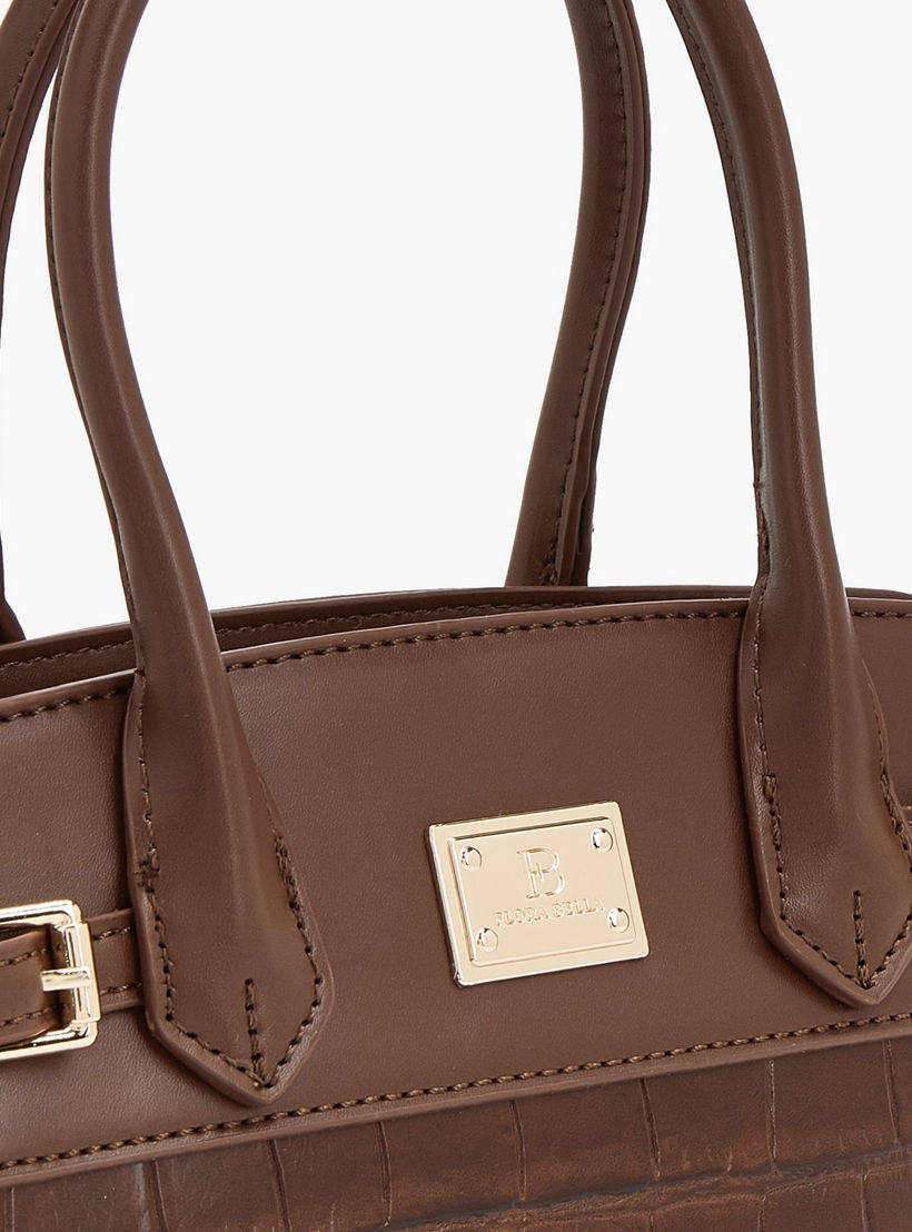 شنطة كروس بودي بارزة الملمس بحزام قابل للفصل من فلورا بيلا-women-bagsandwallets-handbags-image-4