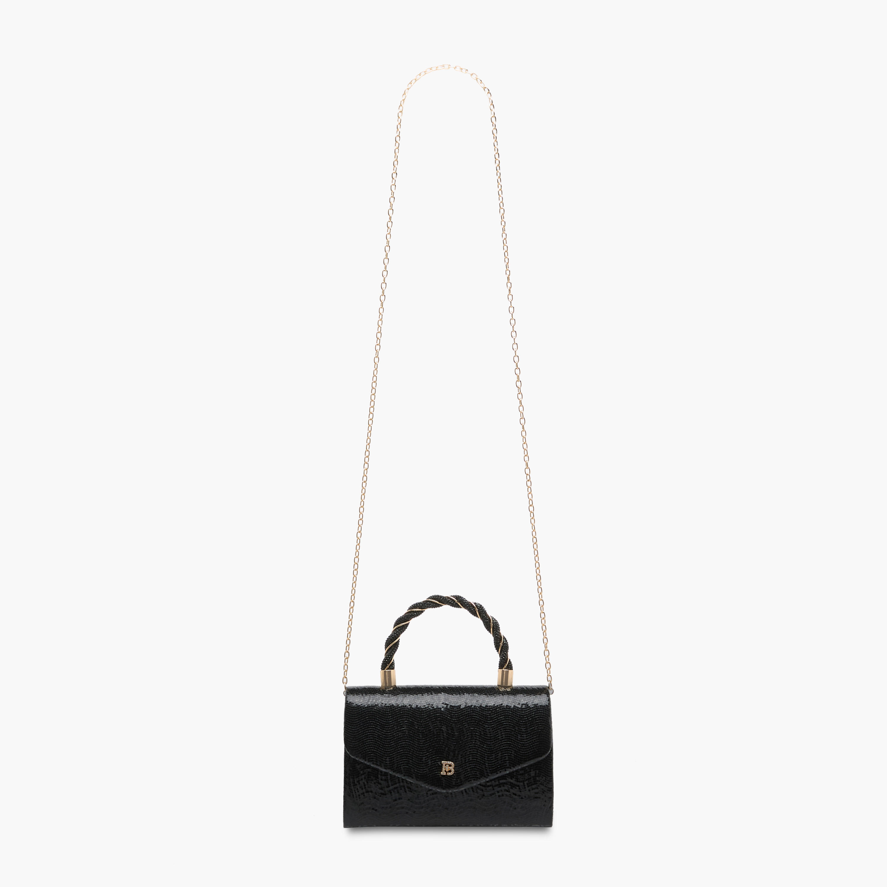 شنطة كروس بودي بارزة الملمس بحزام كتف قابل للفصل من فلورا بيلا-women-bagsandwallets-handbags-image-3