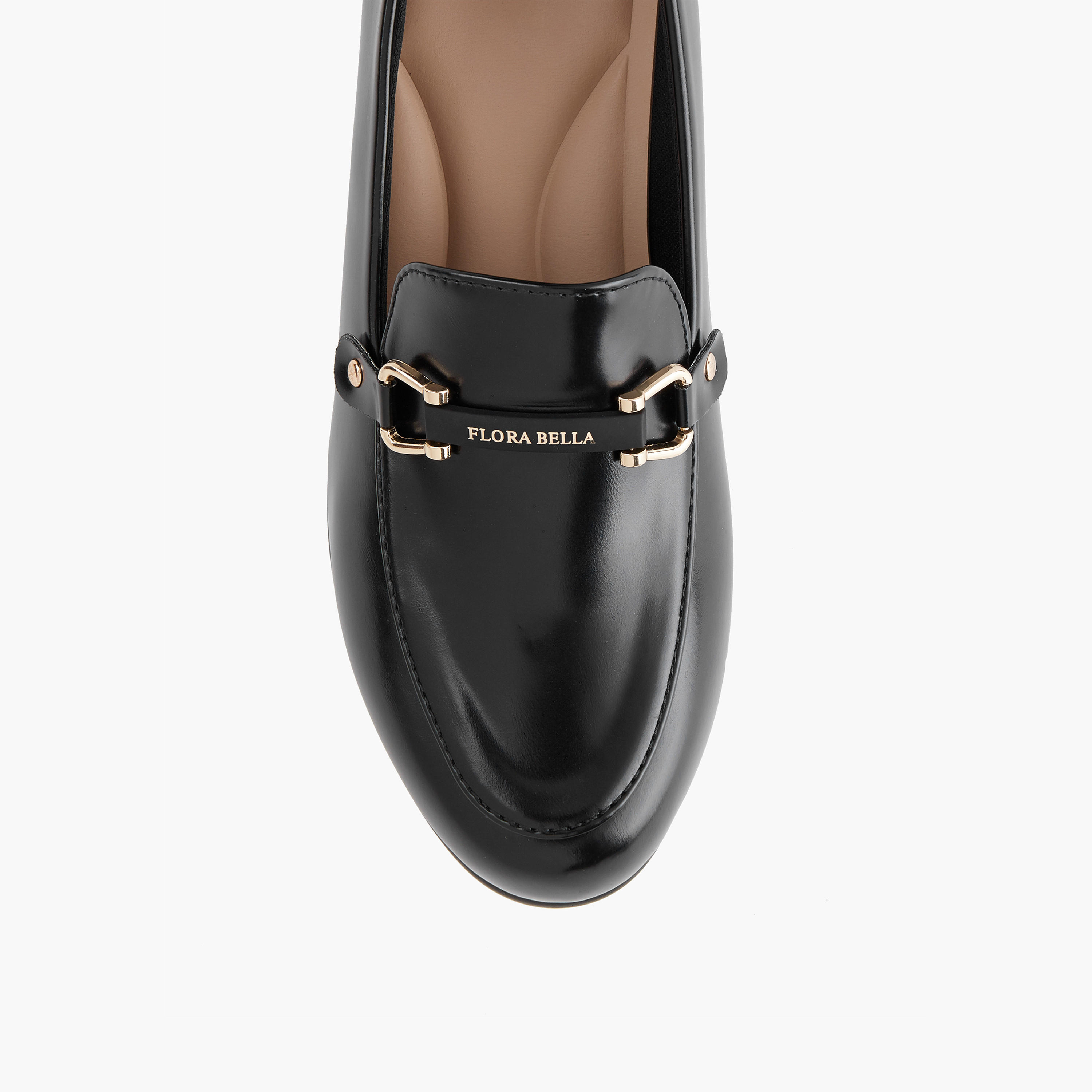 Flora Bella Snaffle Detail Slip-On Shoes with Block Heels-women-shoes-loafersandmoccasins-image-4