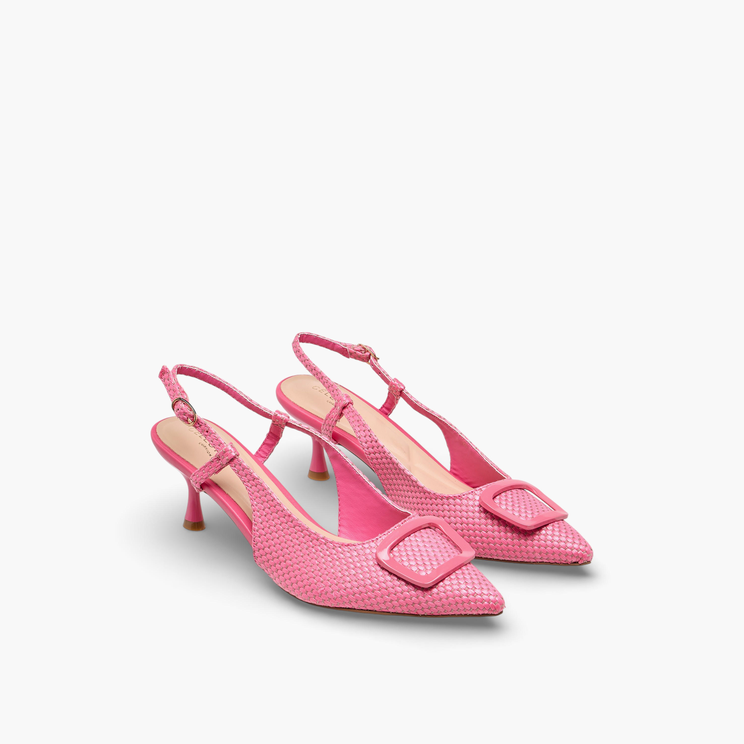 Celeste Women Buckle Closure Kitten Heel Shoes-women-shoes-sandals-heeled-image-1