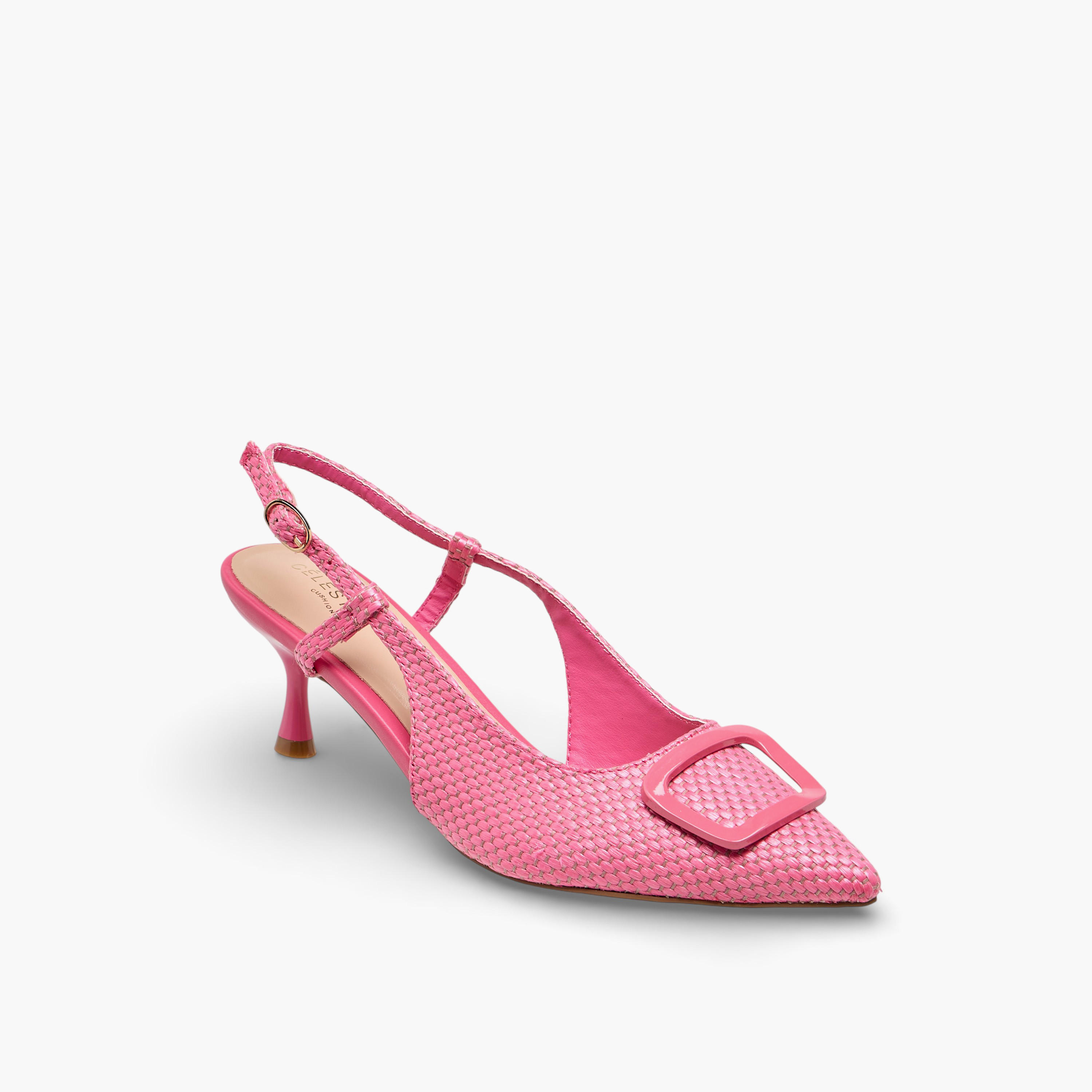 Celeste Women Buckle Closure Kitten Heel Shoes-women-shoes-sandals-heeled-image-2
