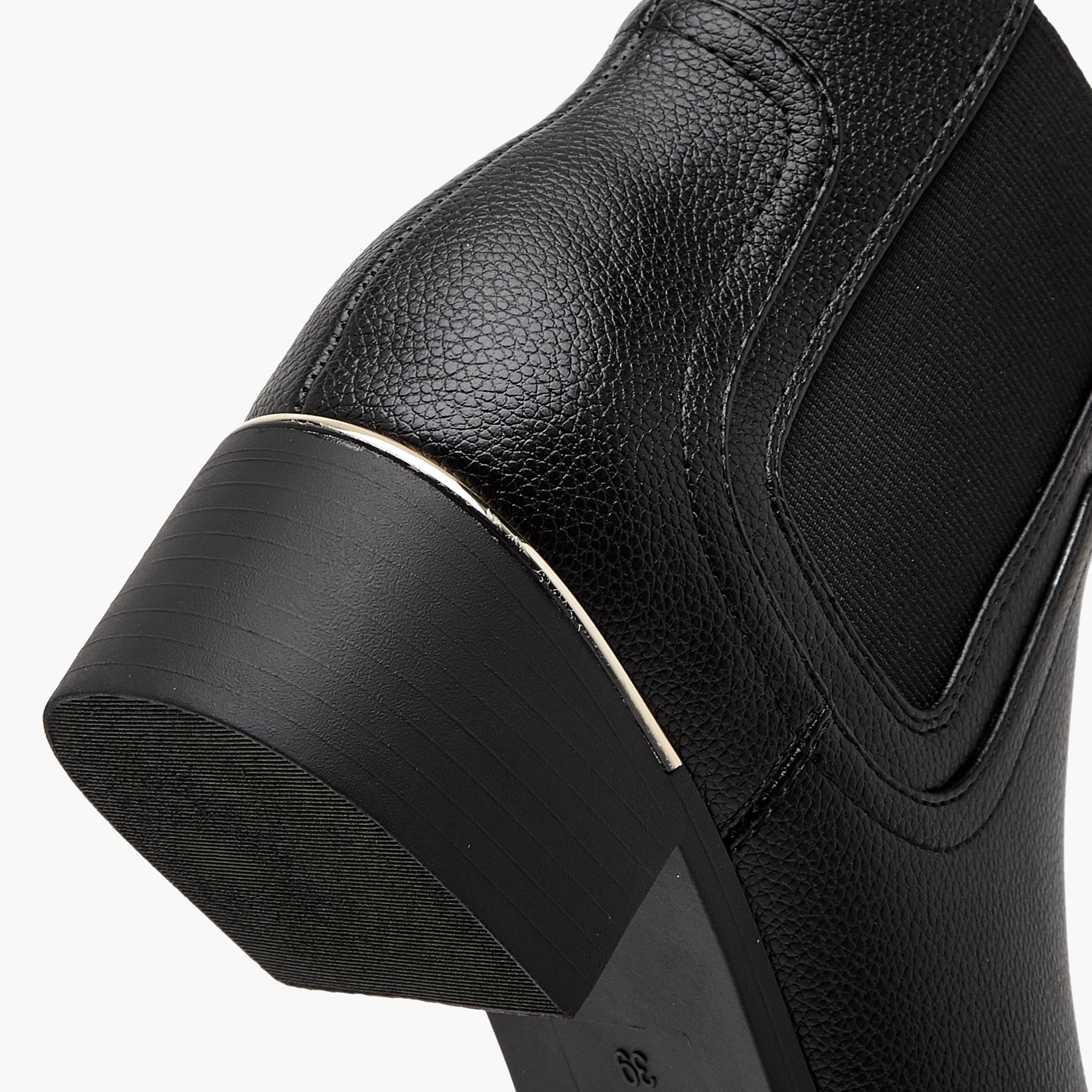Flora Bella Solid Chelsea Ankle Boots with Block Heels-women-shoes-boots-image-5
