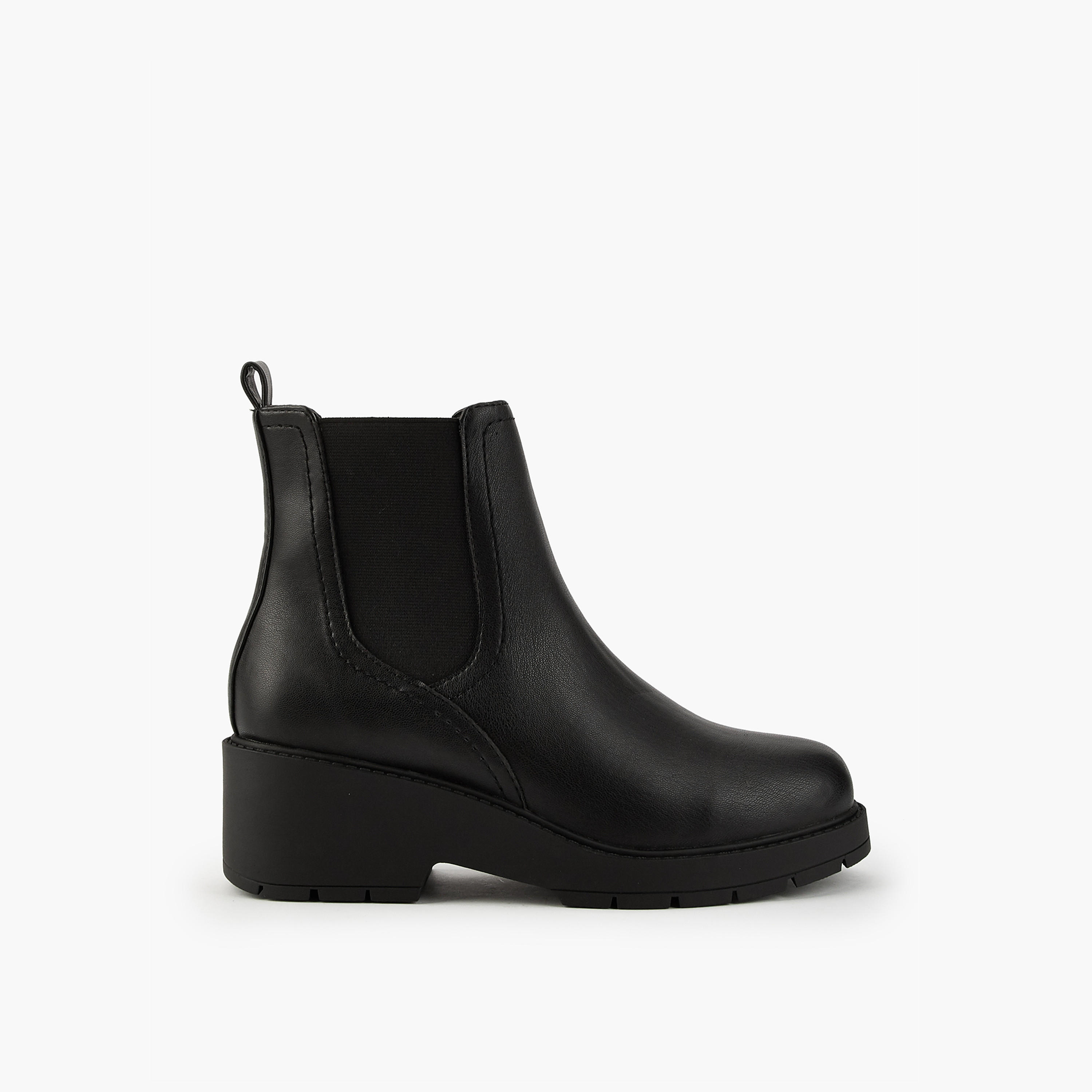Flora Bella Women's Elastic Panel Slip-On Ankle Boots-women-shoes-boots-image-2