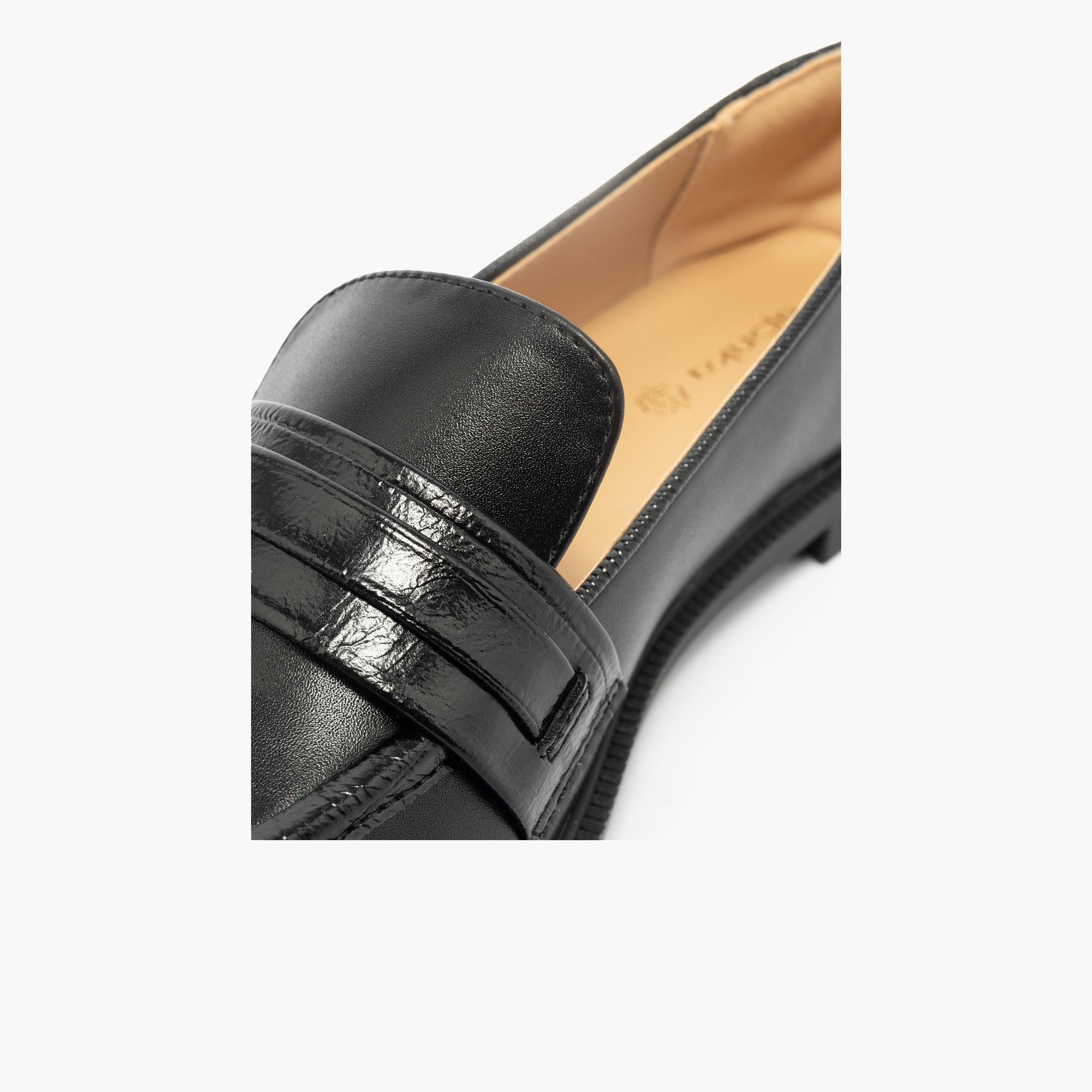 Paprika Buckle Accent Slip-On Loafers-women-shoes-loafersandmoccasins-image-4