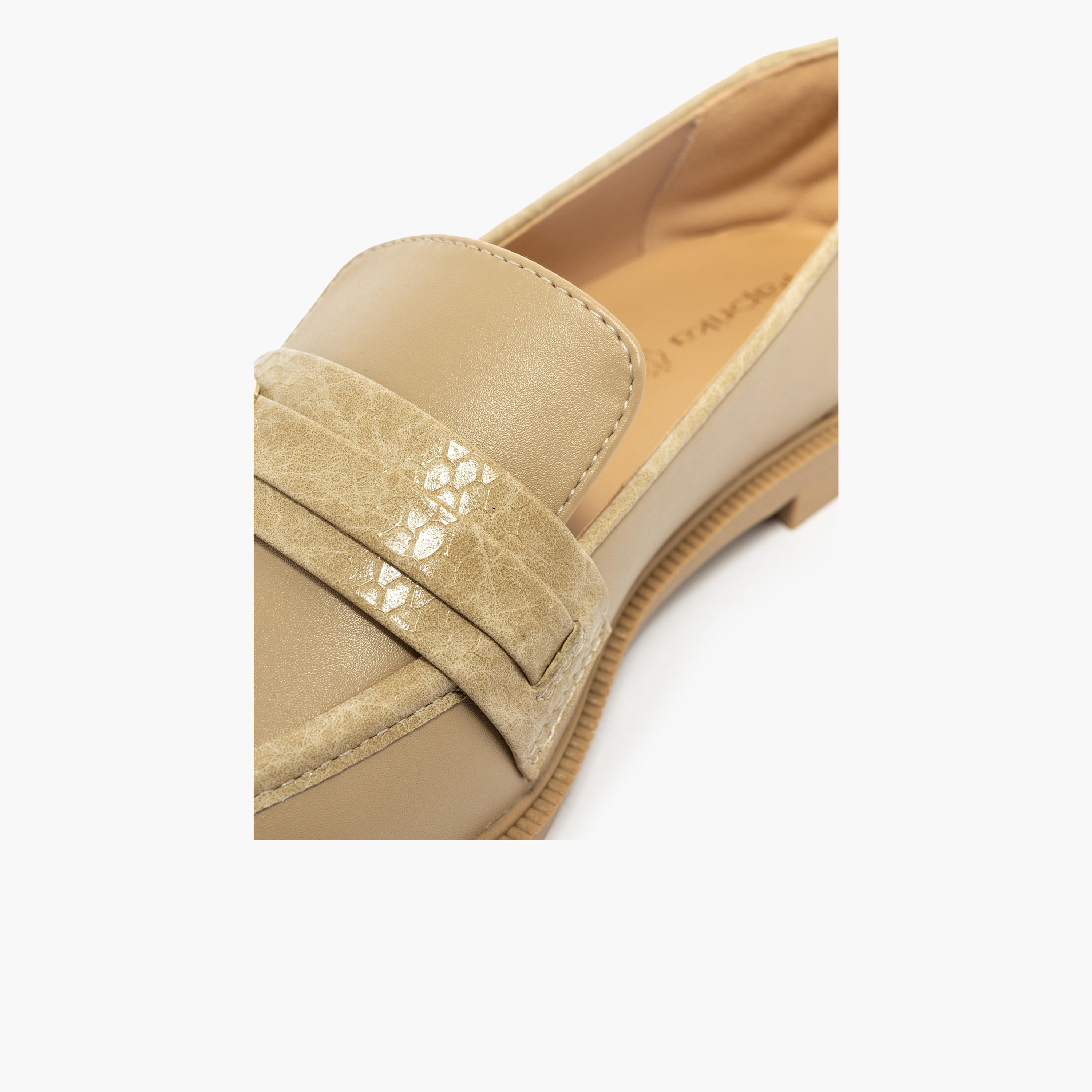 Paprika Buckle Accent Slip-On Loafers-women-shoes-loafersandmoccasins-image-4