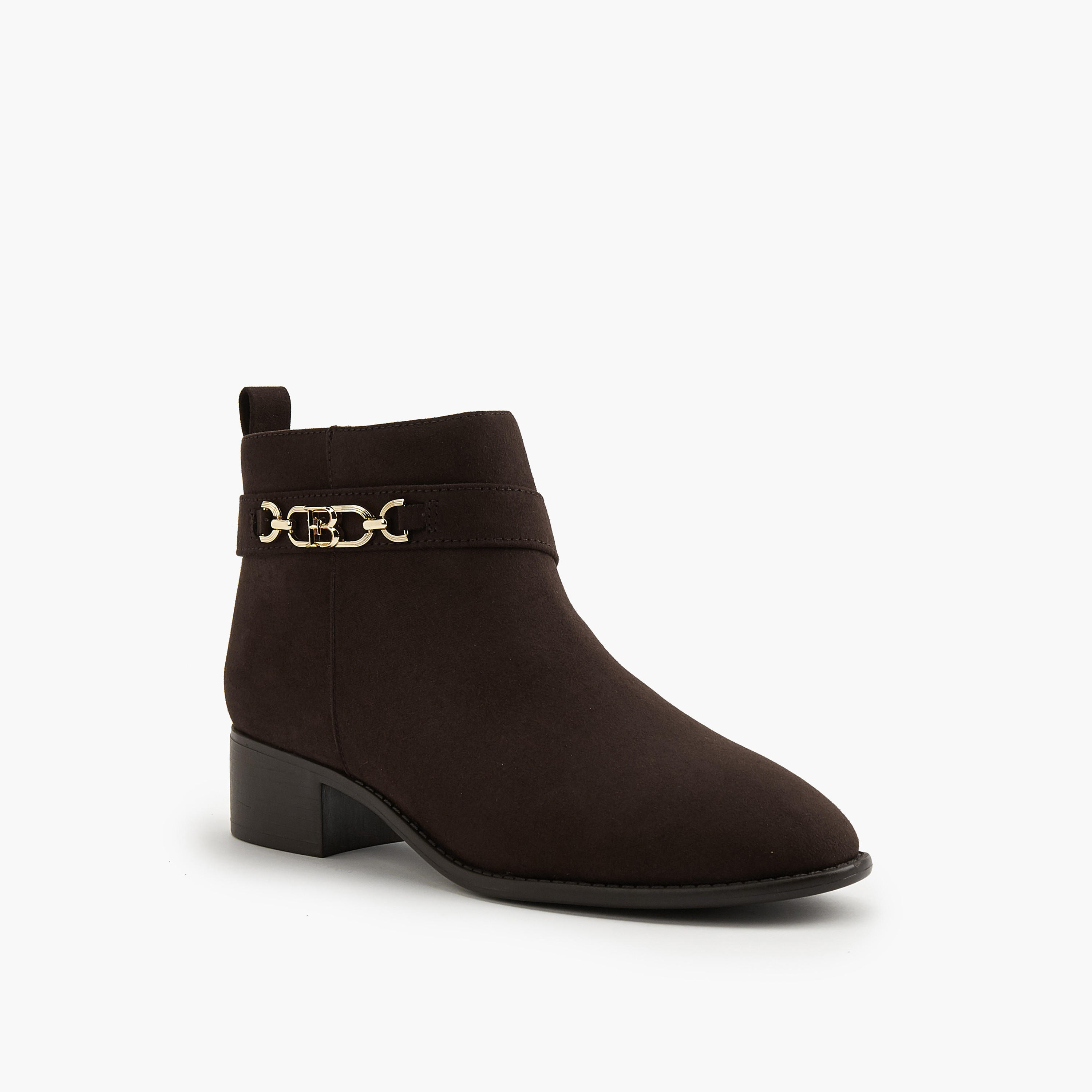 Flora Bella Chain Accent Ankle Boots with Zip Closure-women-shoes-boots-image-3