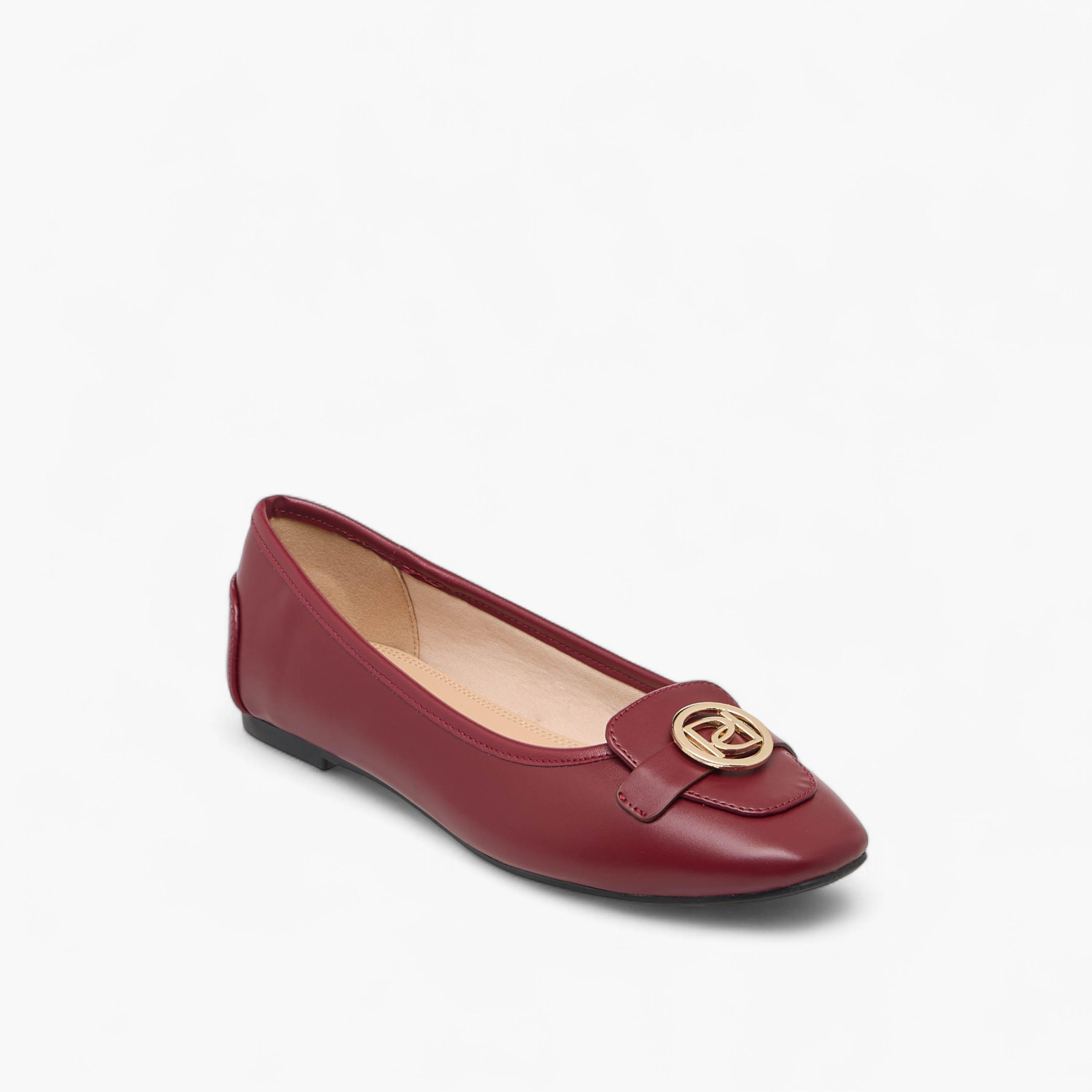 Paprika Logo Accent Slip-On Ballerina Shoes-women-shoes-ballerinas-image-2