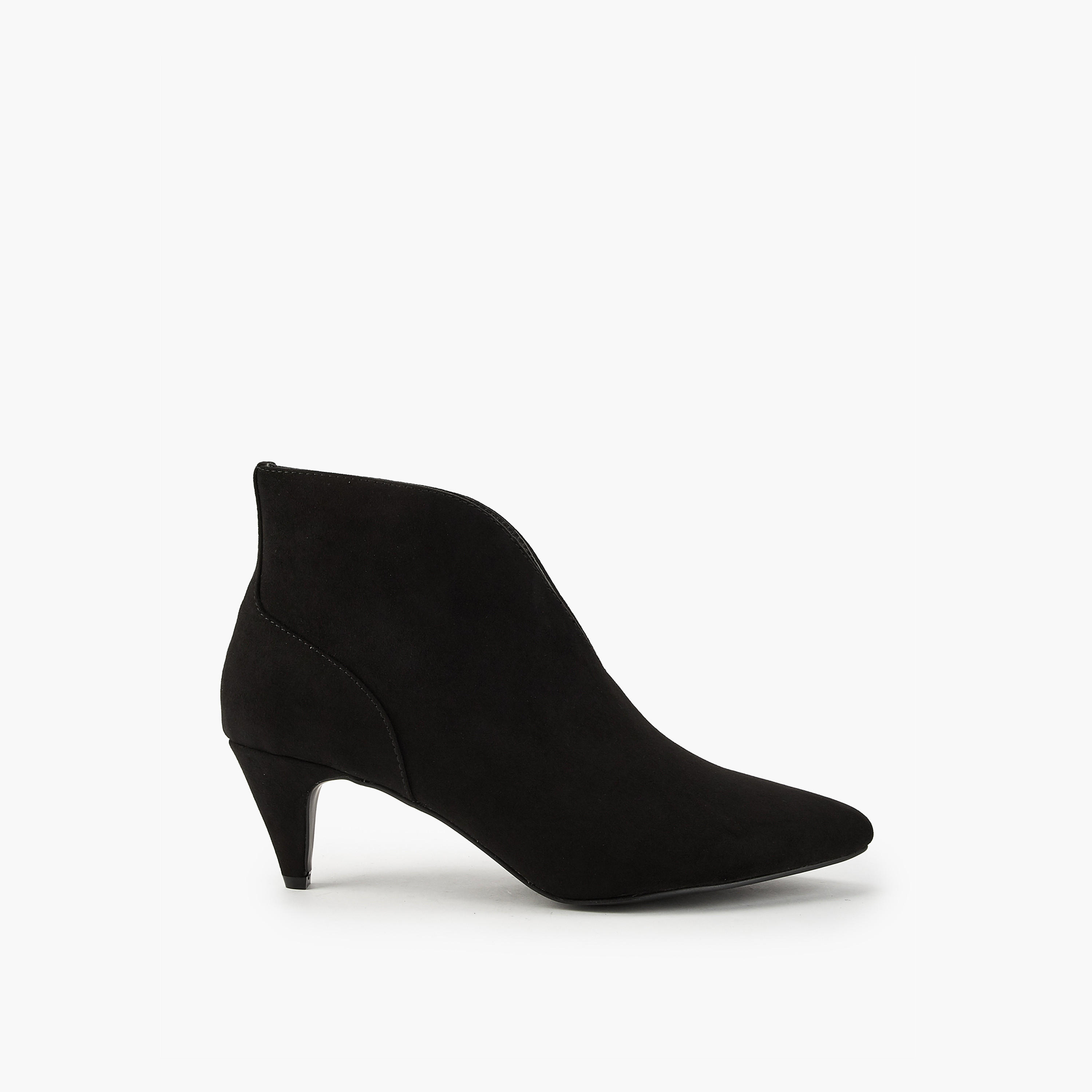 Flora Bella Women's Cone Heel Slip-On Ankle Boots-women-shoes-boots-image-2