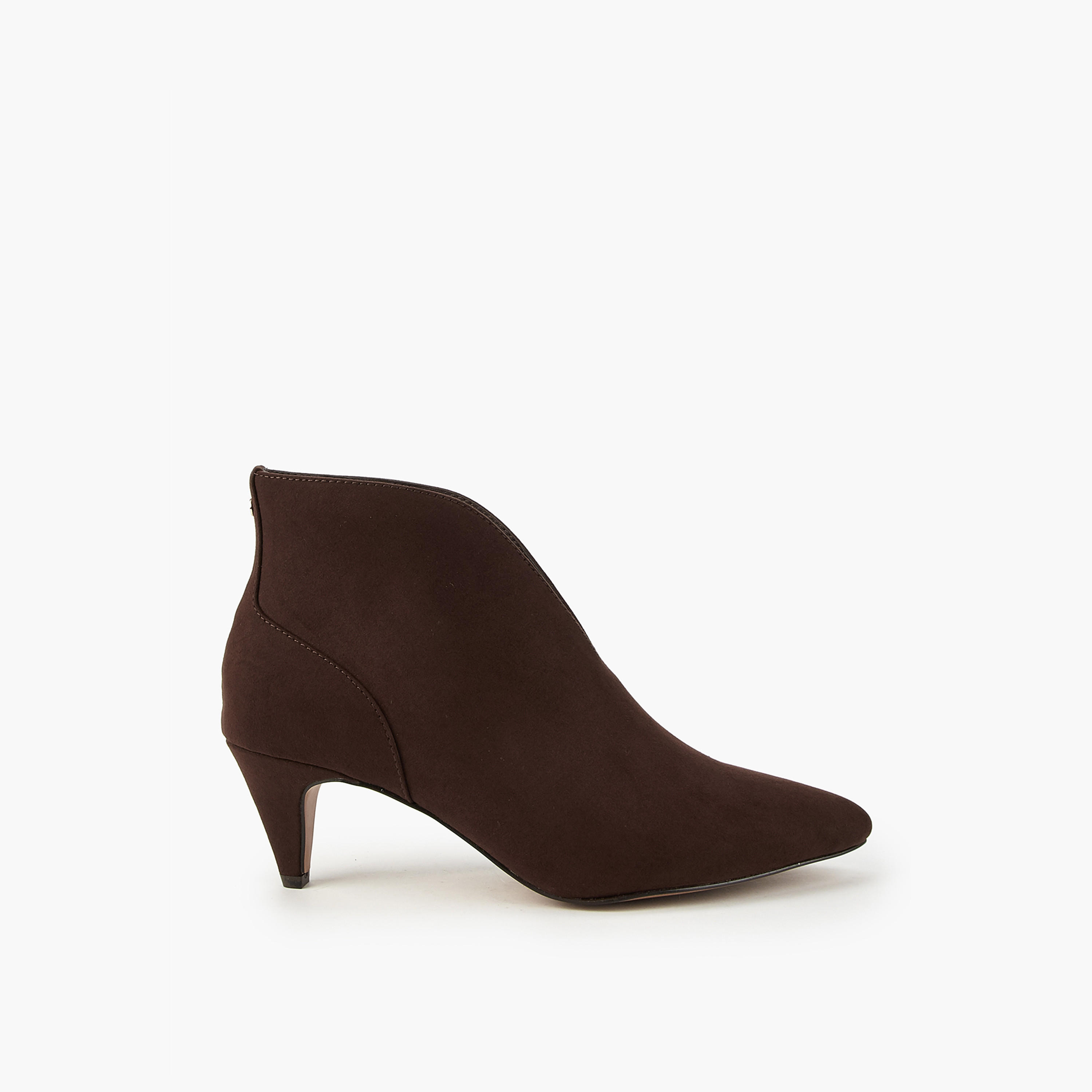 Flora Bella Women's Cone Heel Slip-On Ankle Boots-women-shoes-boots-image-2