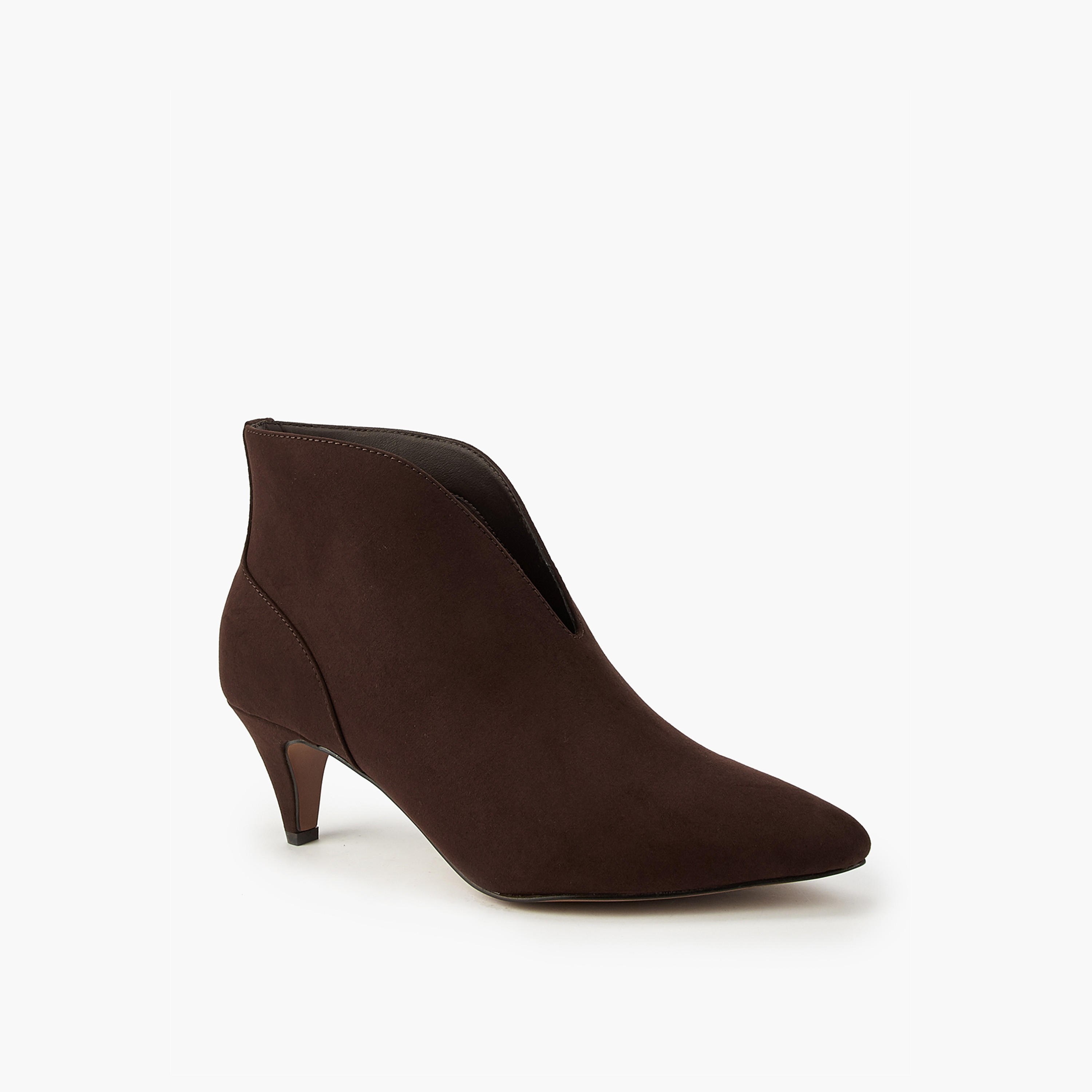 Flora Bella Women's Cone Heel Slip-On Ankle Boots-women-shoes-boots-image-3