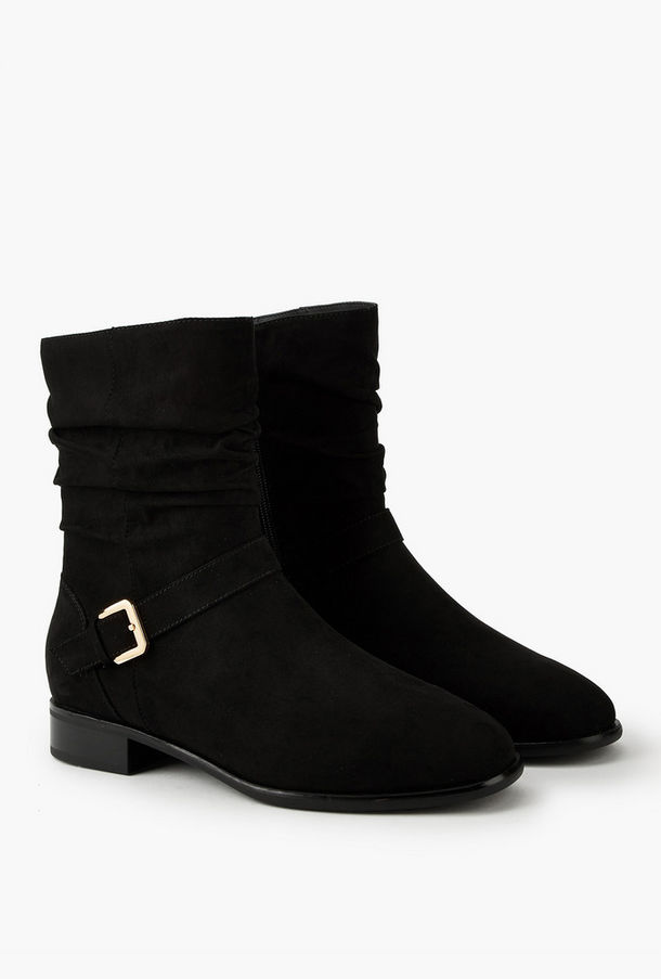 بوت بطول الكاحل وسحاب إغلاق للنساء من فلورا بيلا-women-winterwear-image-1