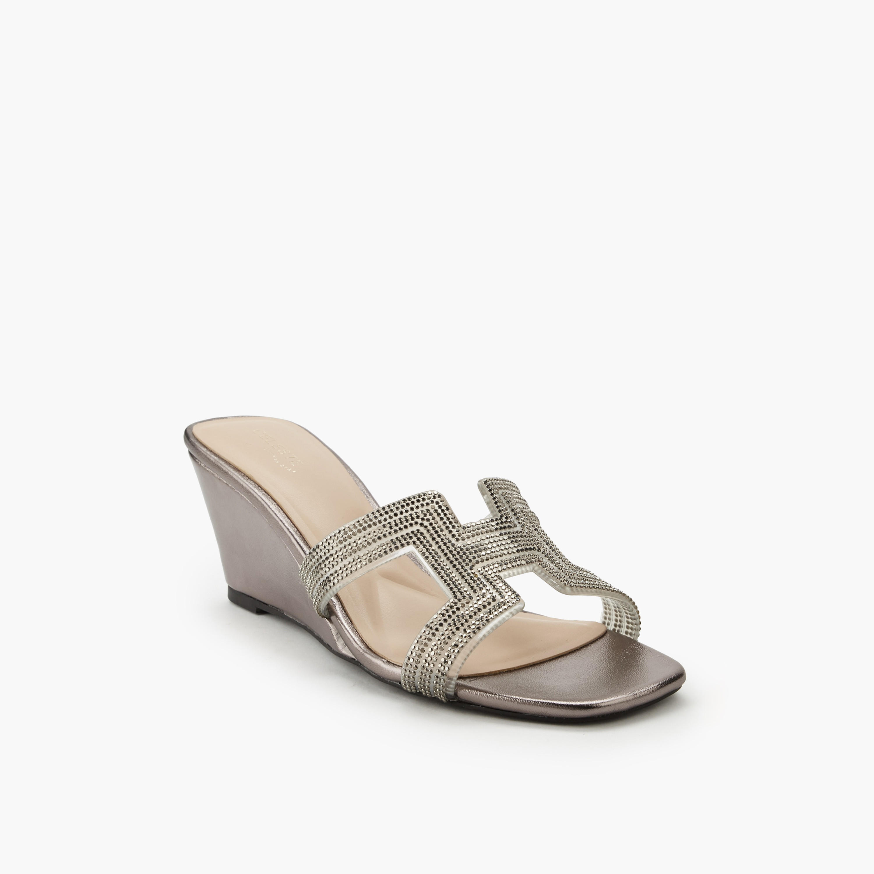 Celeste Women Embellished Wedge Heel Sandals-women-shoes-sandals-heeled-image-2