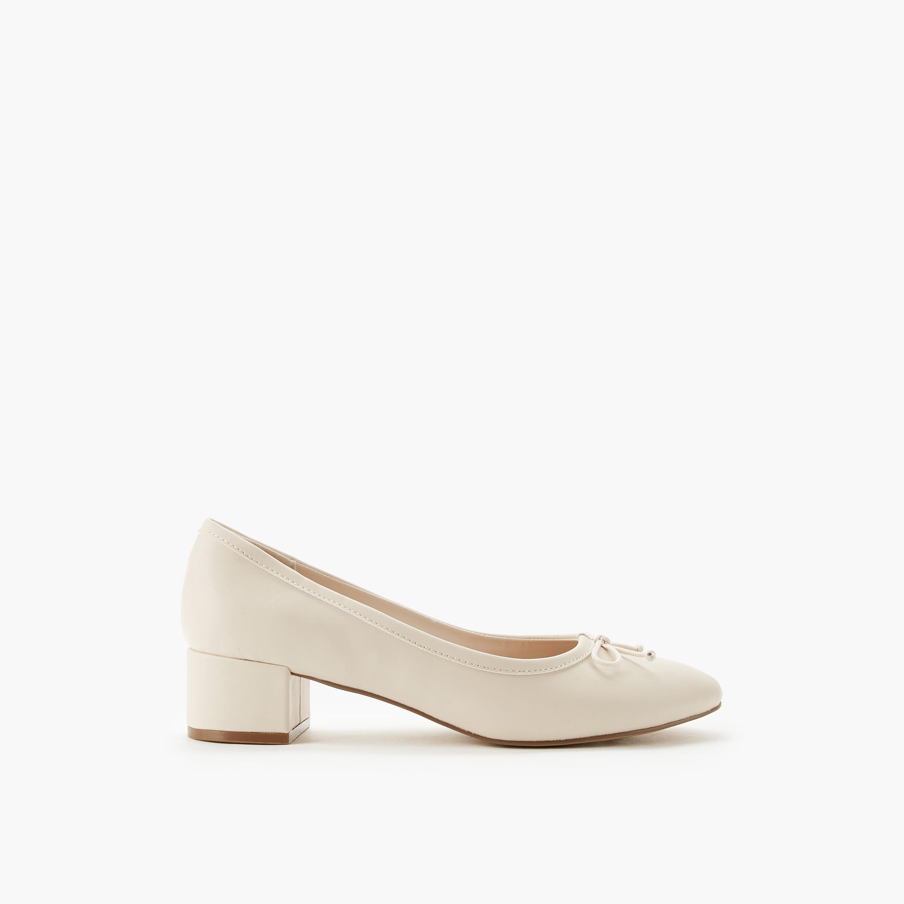 Celeste Women Bow Detail Block Heel Pumps-women-shoes-heels-image-3