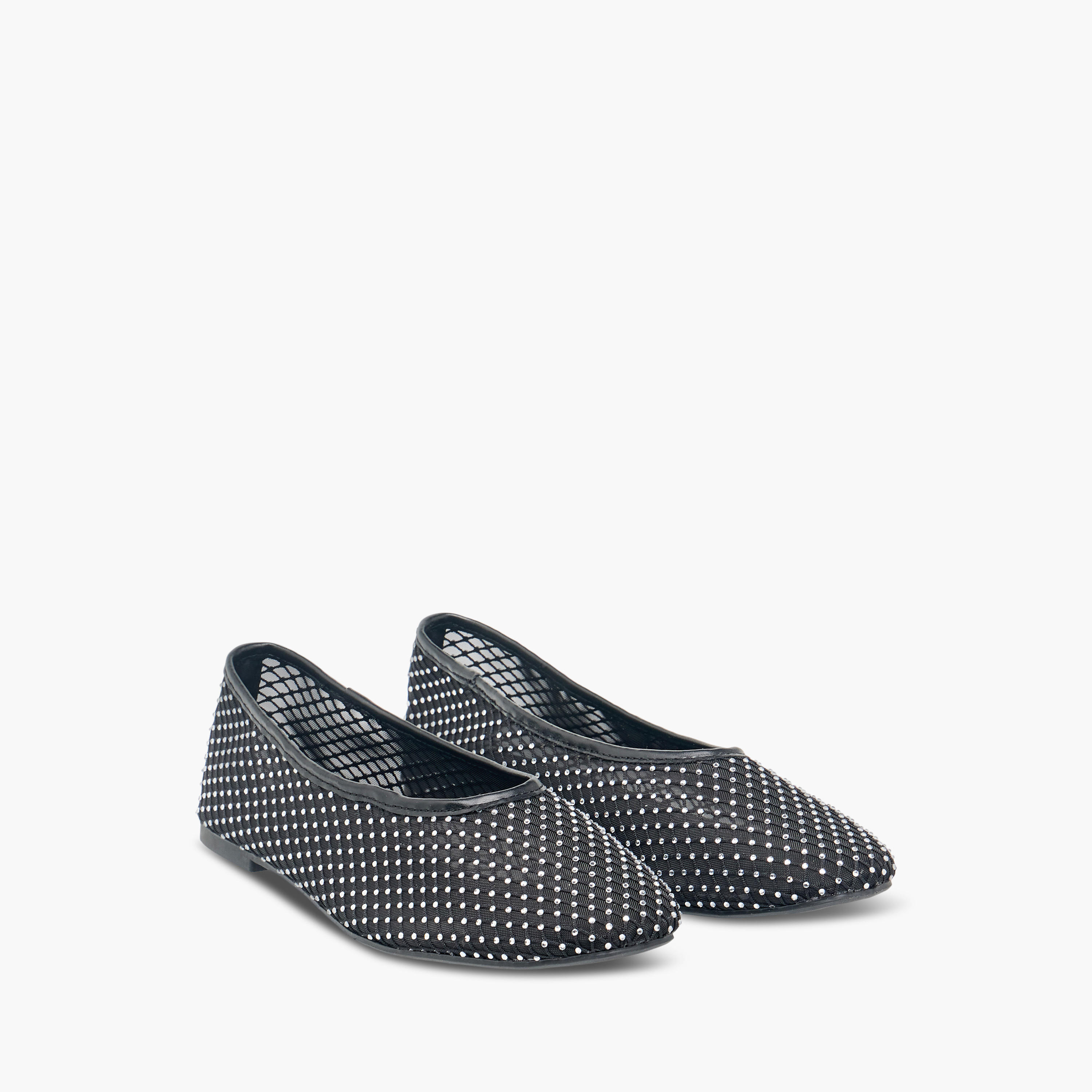 Celeste Women's Textured Slip-On Ballerina Shoes-women-shoes-flats-ballerinas-image-1