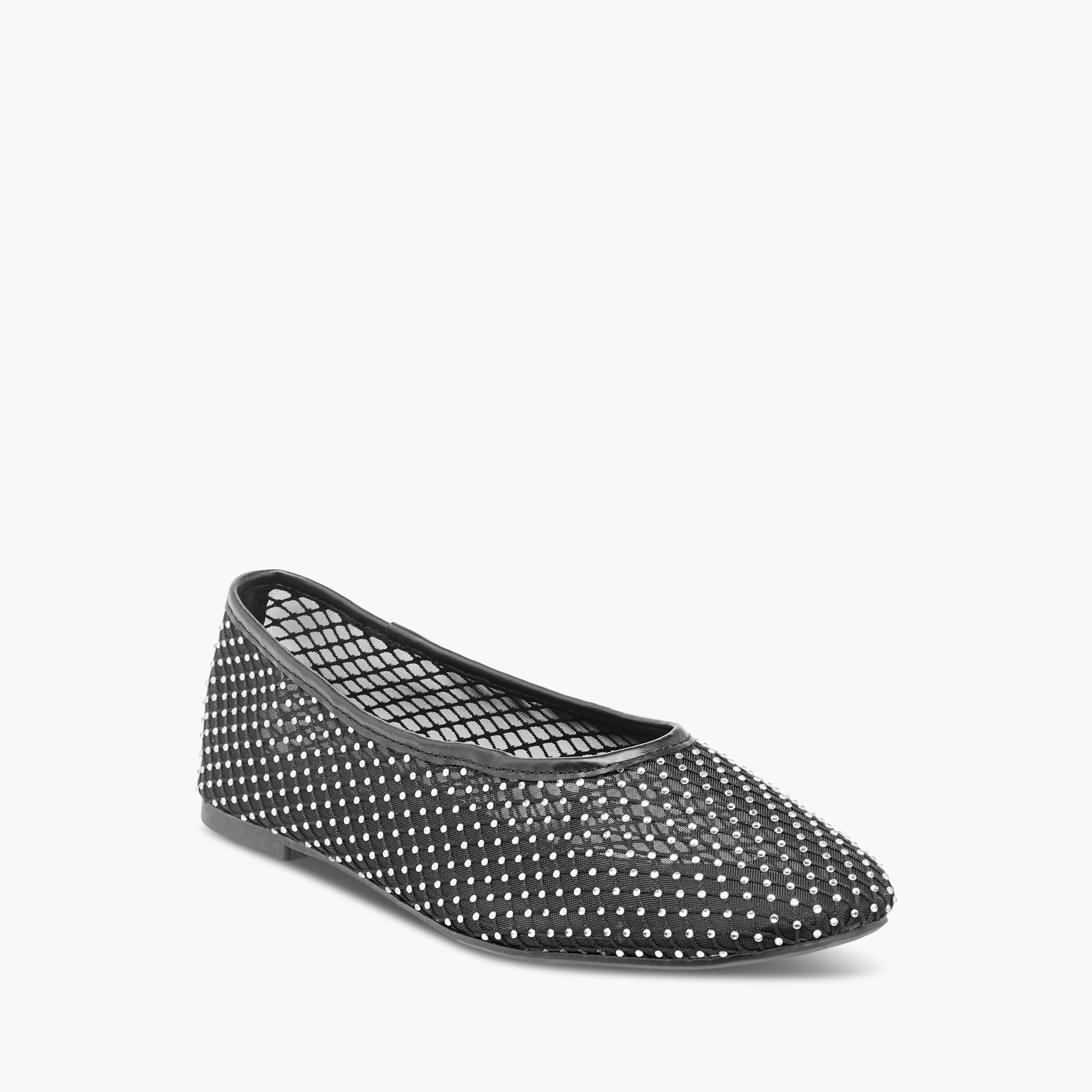Celeste Women's Textured Slip-On Ballerina Shoes-women-shoes-flats-ballerinas-image-2