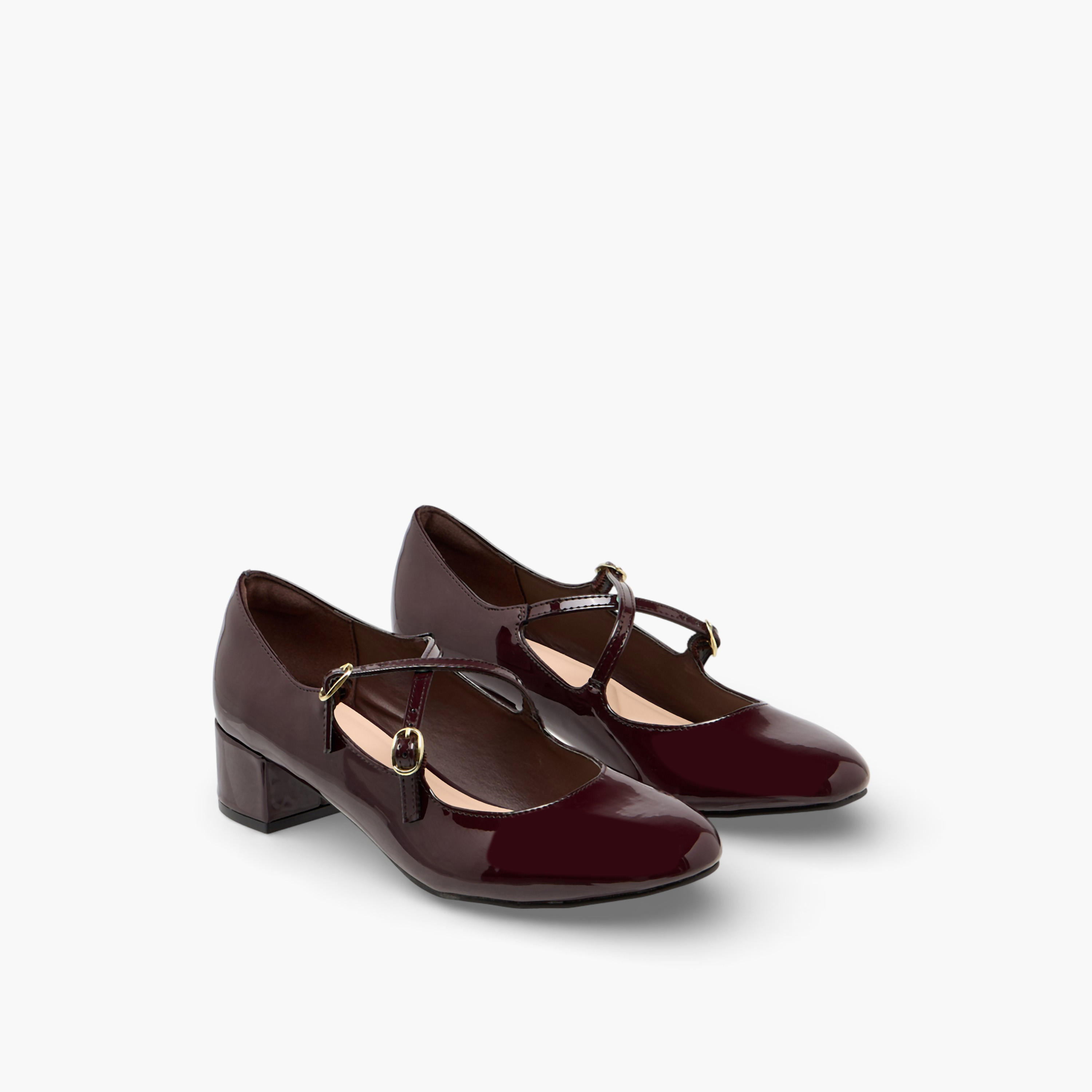 حذاء ماري جين بكعب سميك وإبزيم إغلاق للنساء من سيليست-women-shoes-heels-image-1