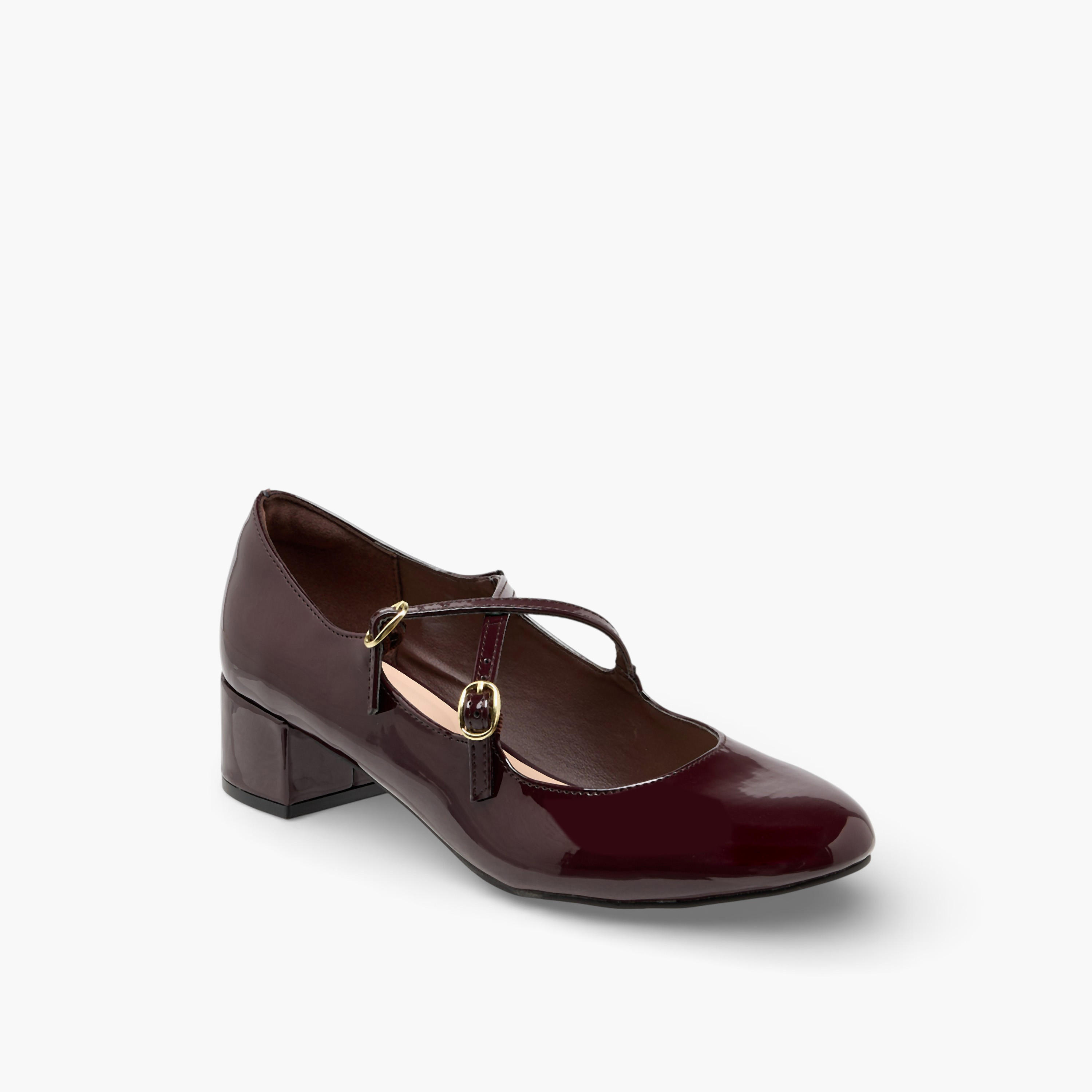 Celeste Women Buckle Closure Block Heel Mary Jane Shoes-women-shoes-heels-image-2