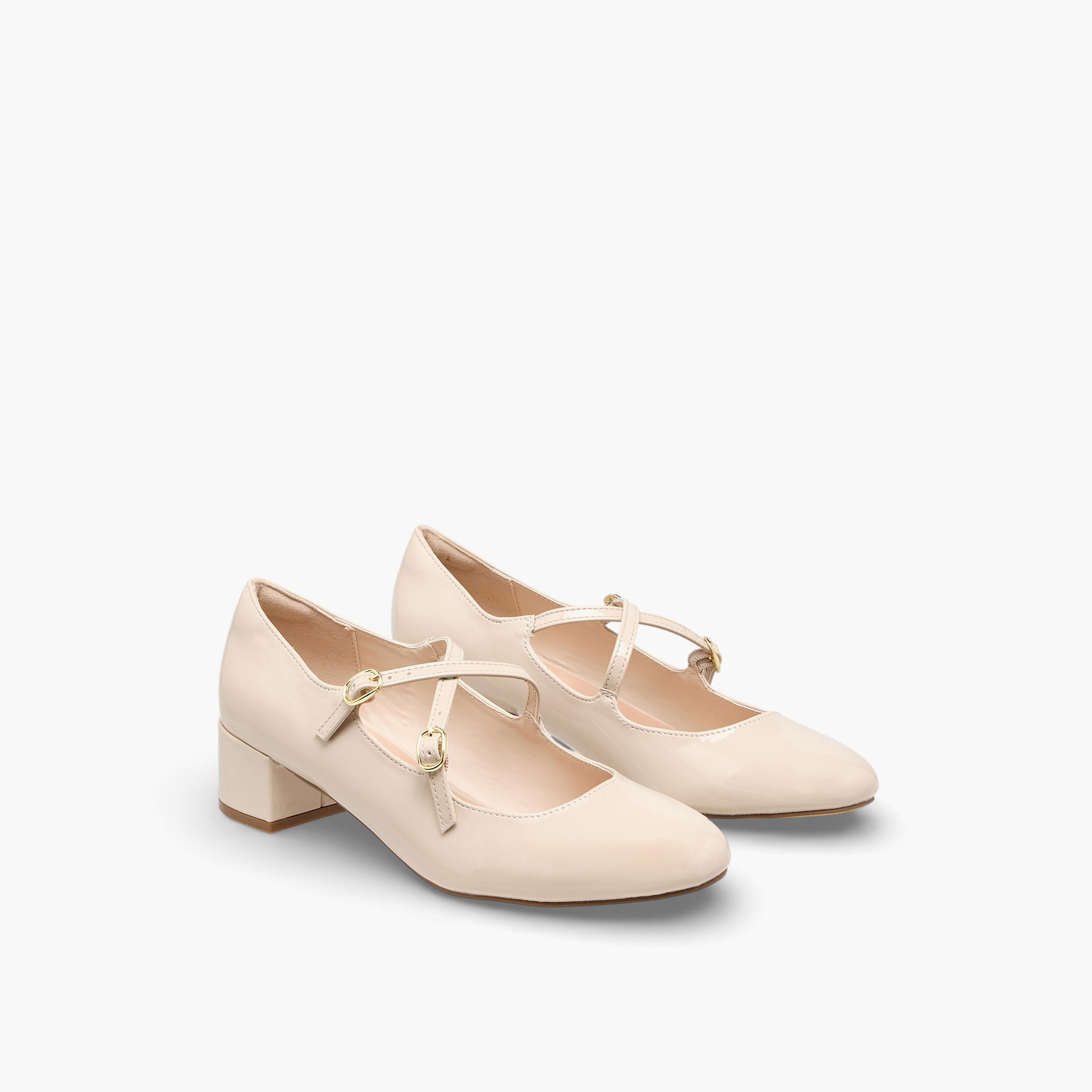 Celeste Women Buckle Closure Block Heel Mary Jane Shoes-women-shoes-heels-image-1