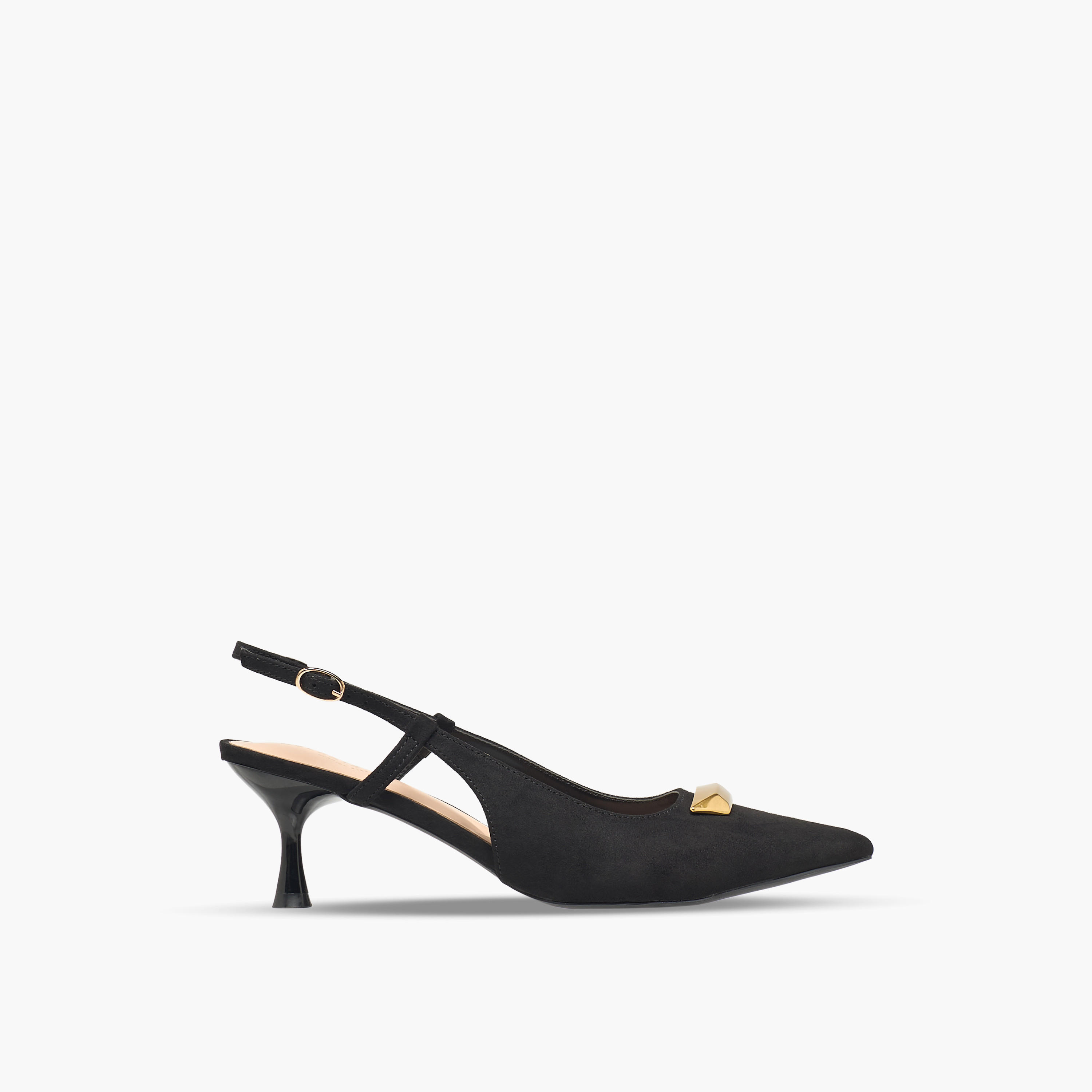 Celeste Women Pointed Toe Flared Heel Slingback Sandals-women-shoes-sandals-heeled-image-3