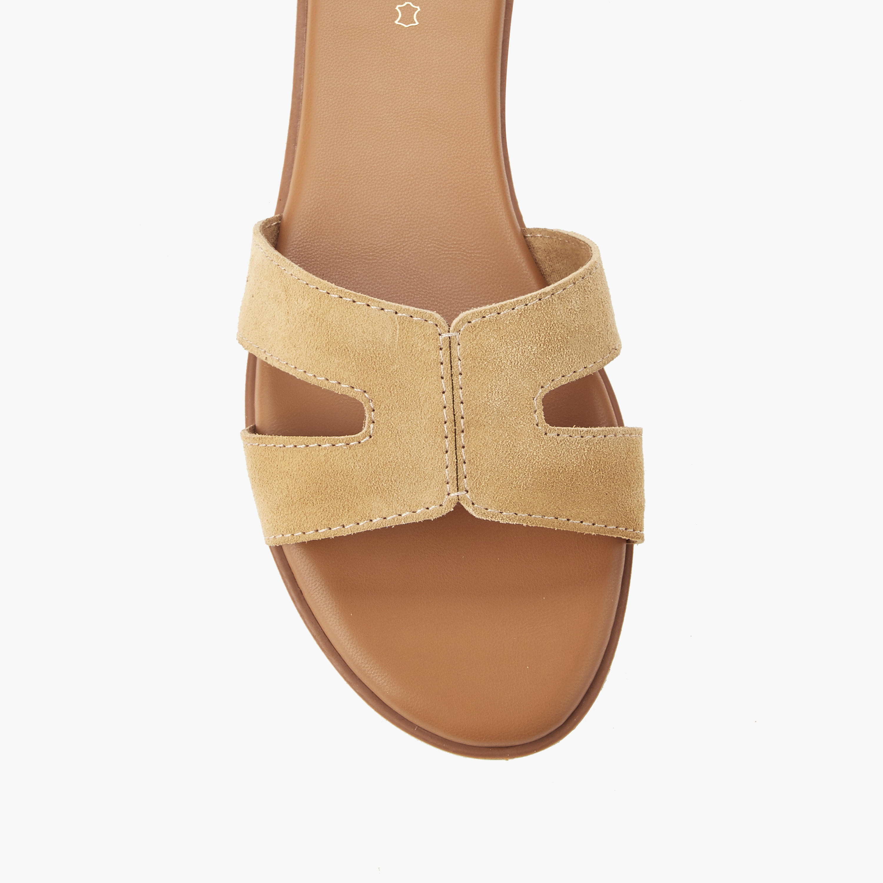 Celeste Women Leather Slip-On Sandals-women-shoes-flats-sandals-image-3