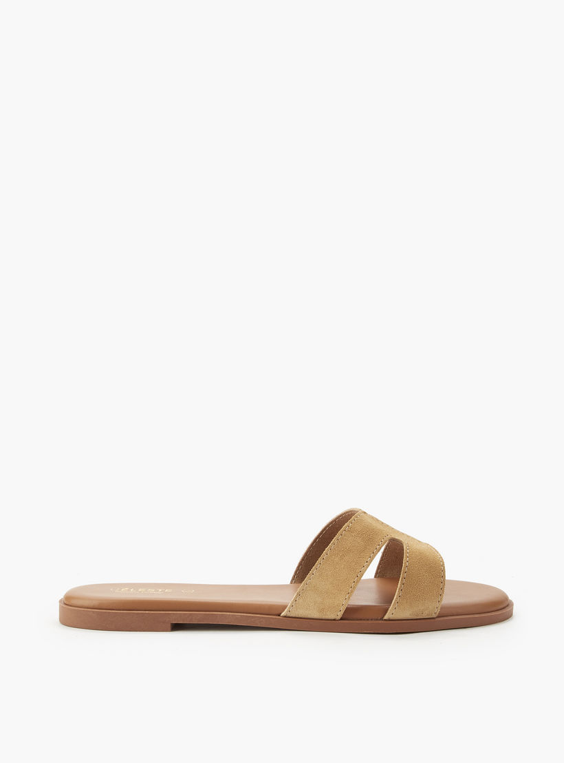 Celeste Women Leather Slip-On Sandals-women-shoes-flats-sandals-image-5