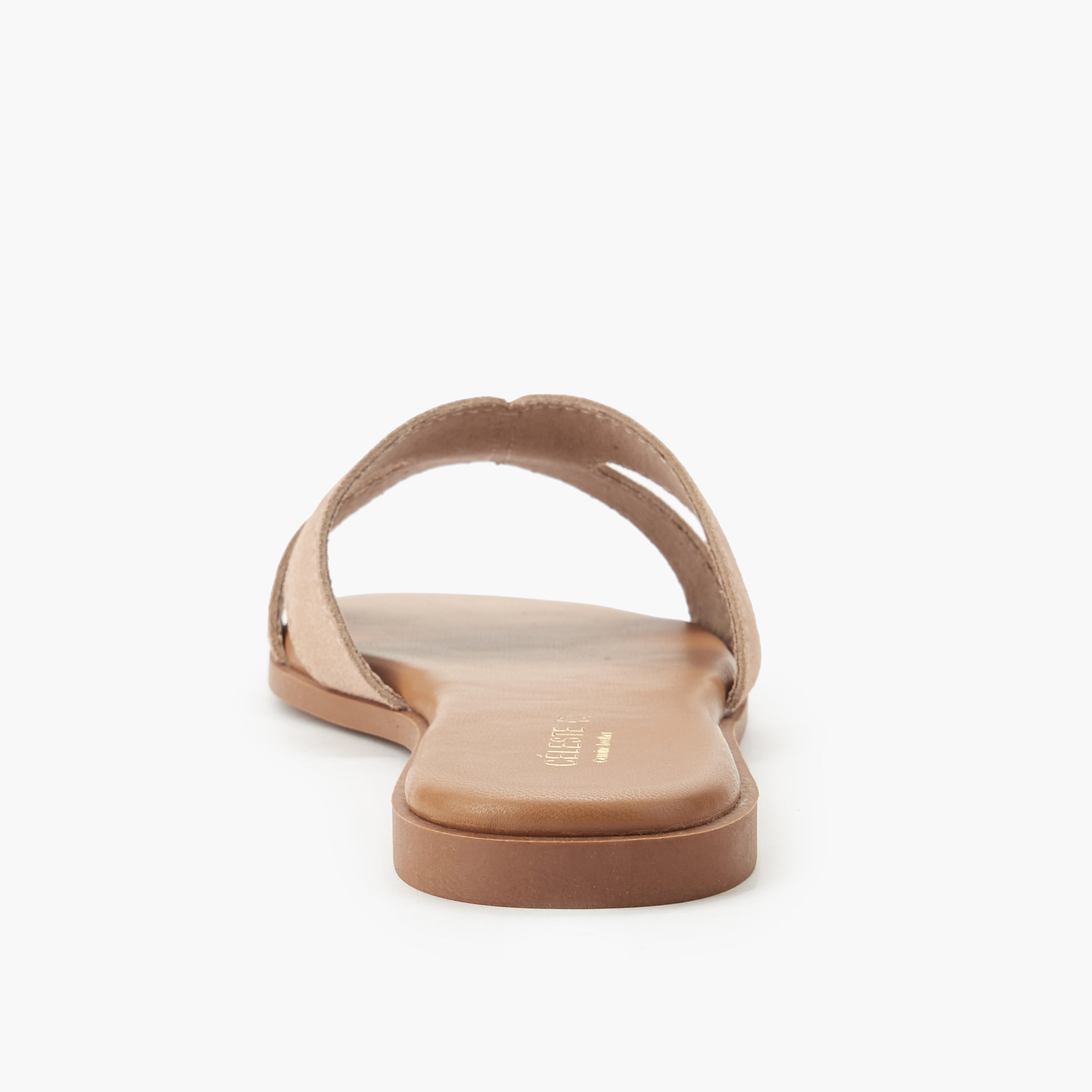 Celeste Women Leather Slip-On Sandals-women-shoes-flats-sandals-image-5