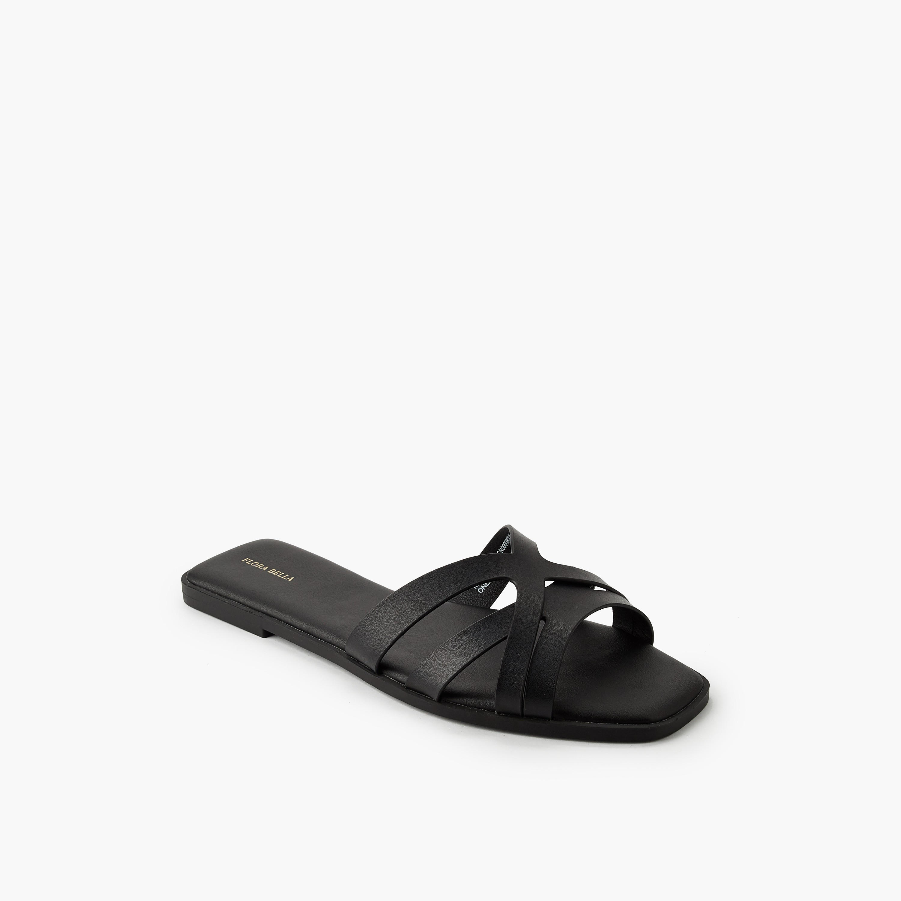 Flora Bella Women Cross Strap Slide Sandals-women-shoes-flats-sandals-image-2