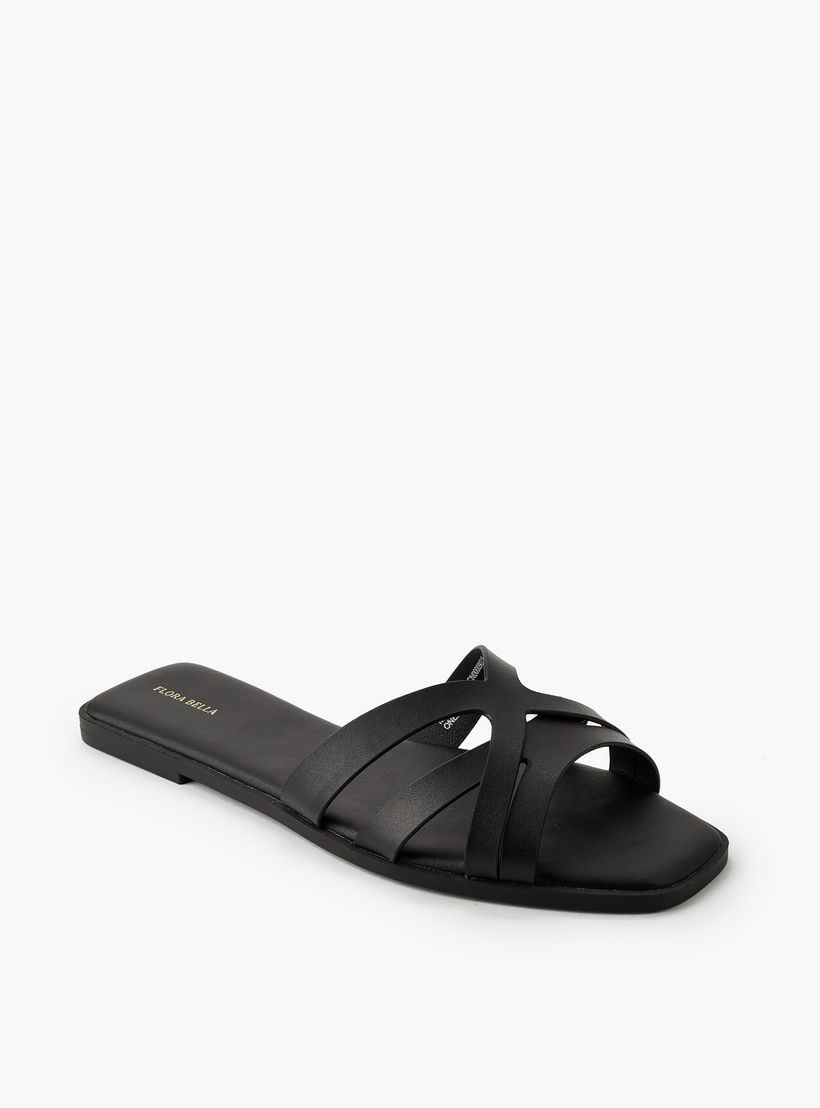 Flora Bella Women Cross Strap Slide Sandals-women-shoes-flats-sandals-image-2