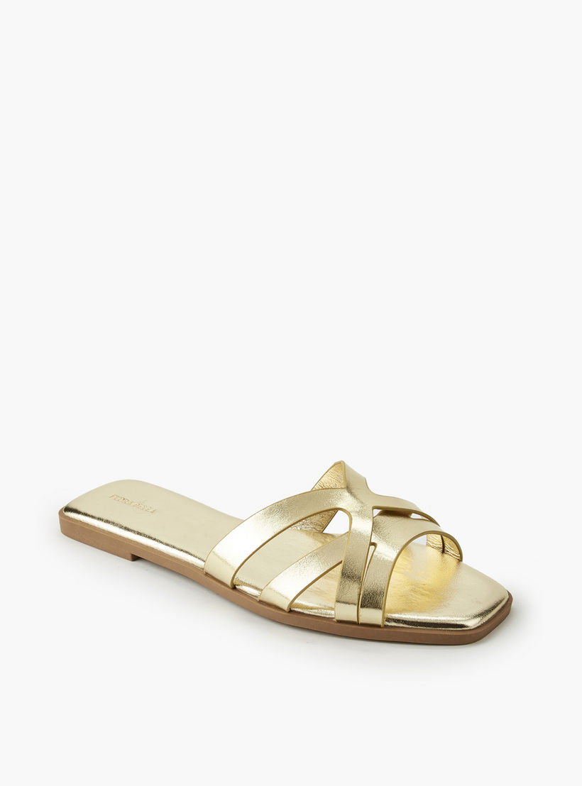 صندل سهل الارتداء بحزام متقاطع للنساء من فلورا بيلا-women-shoes-flats-sandals-image-2