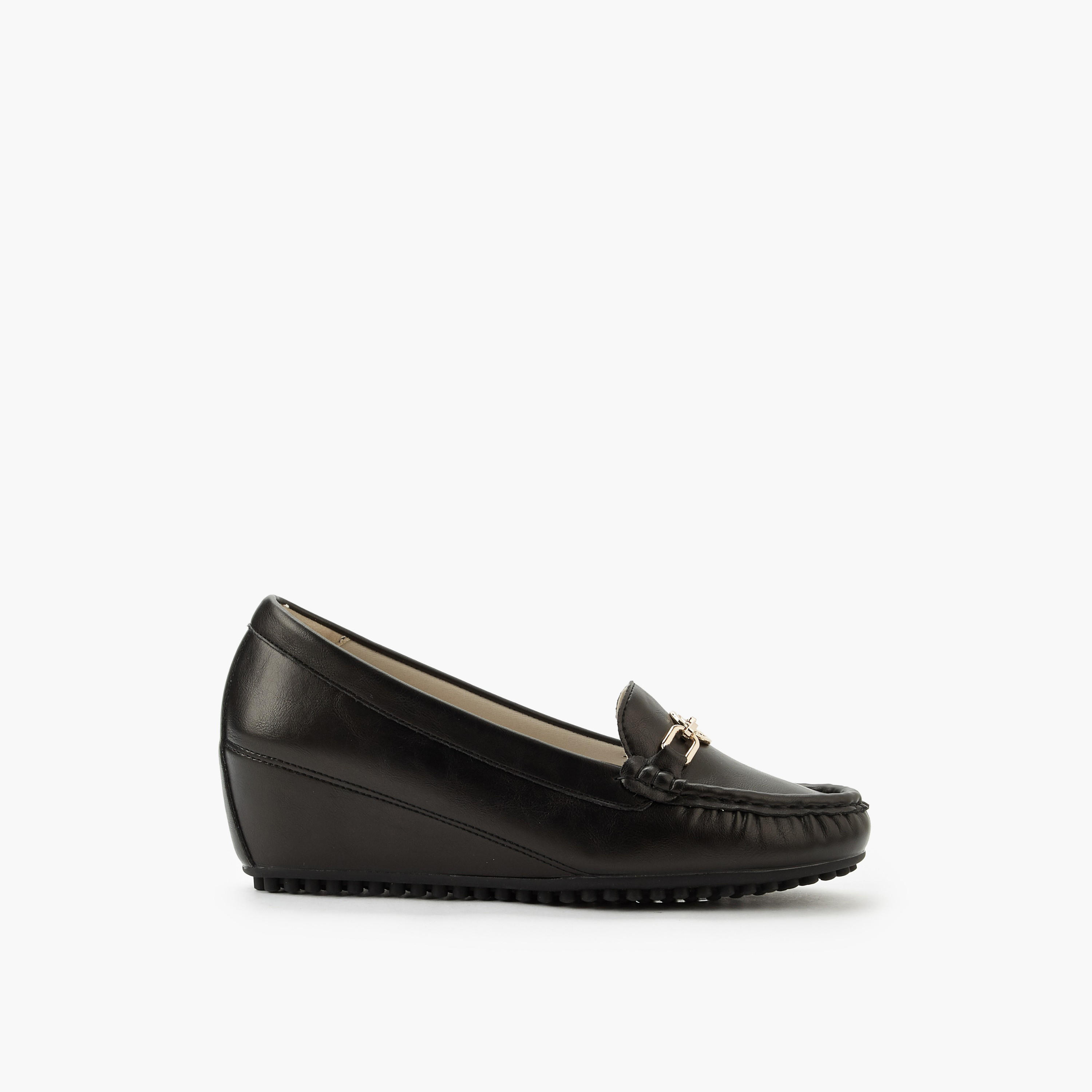 Le Confort Women Wedge Heel Slip-On Loafers-women-shoes-loafersandmoccasins-image-3