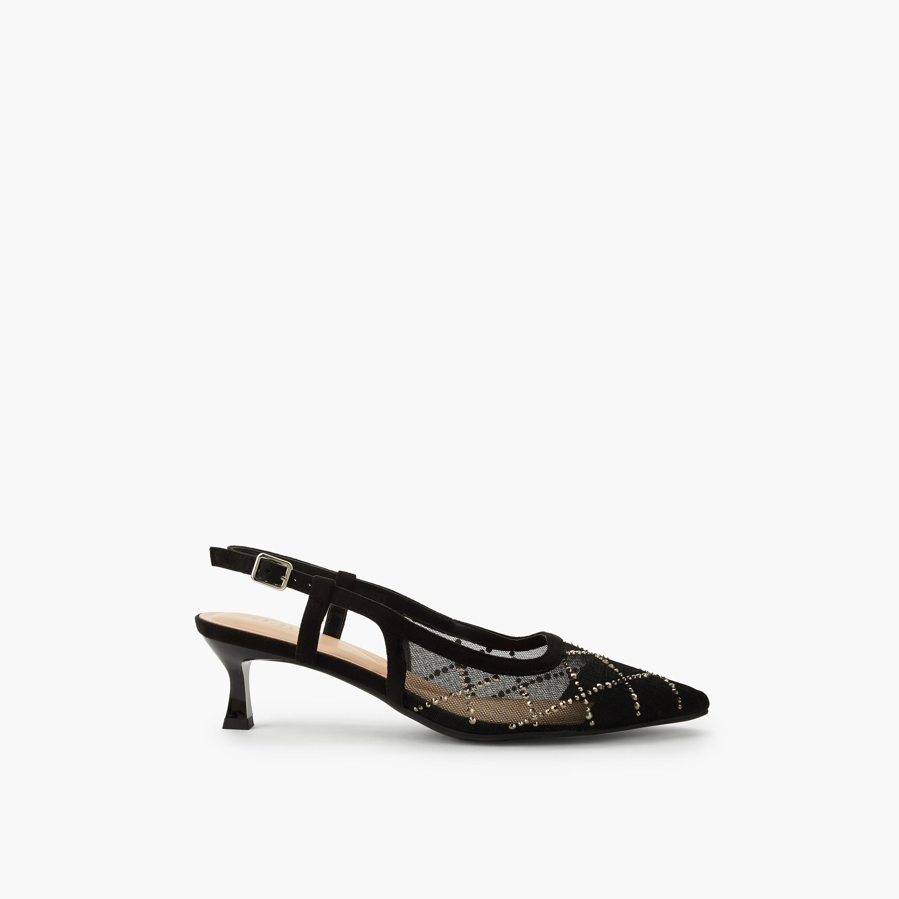 Celeste Women Kitten Heel Embellished Pointed Toe Shoes-women-shoes-heels-image-3