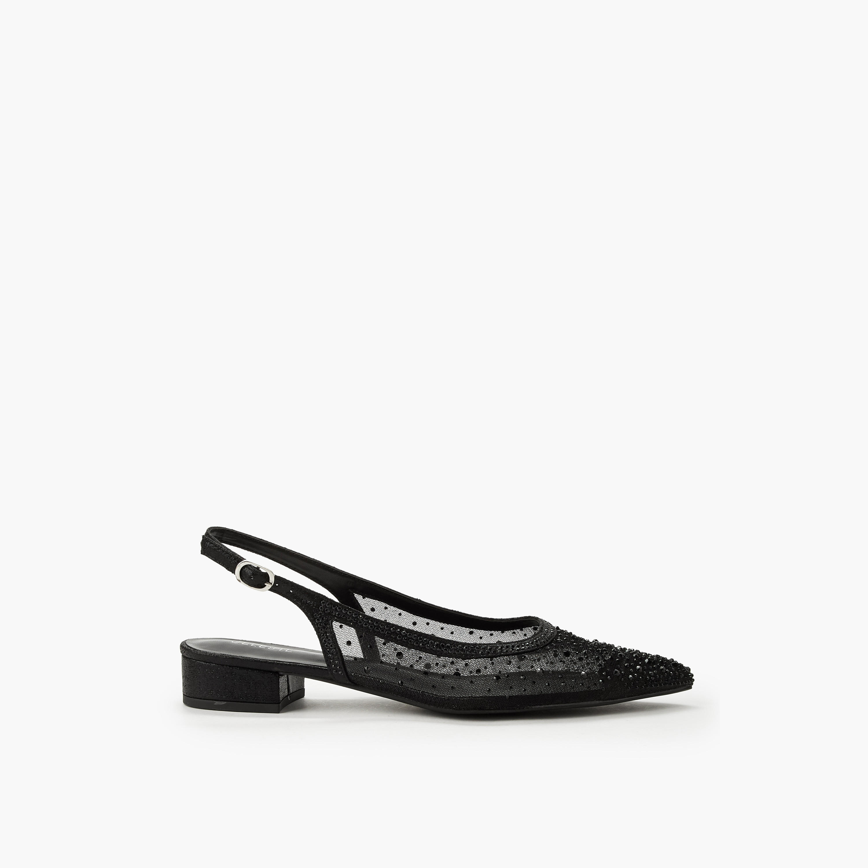 Celeste Women Embellished Buckle Closure Pointed Toe Shoes-women-shoes-sandals-heeled-image-3