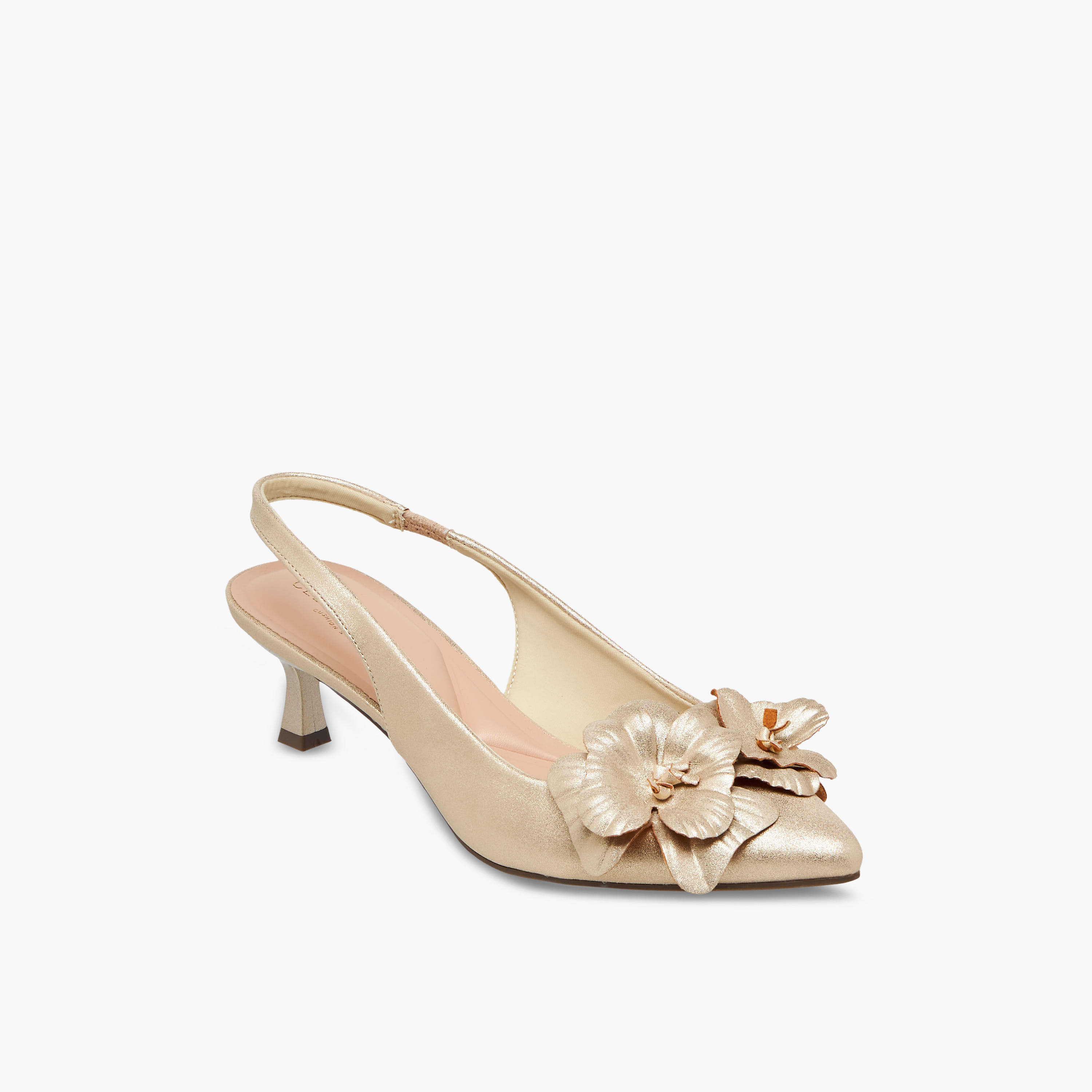 Celeste Women Floral Accent Kitten Heel Slingback Shoes-women-shoes-sandals-heeled-image-2