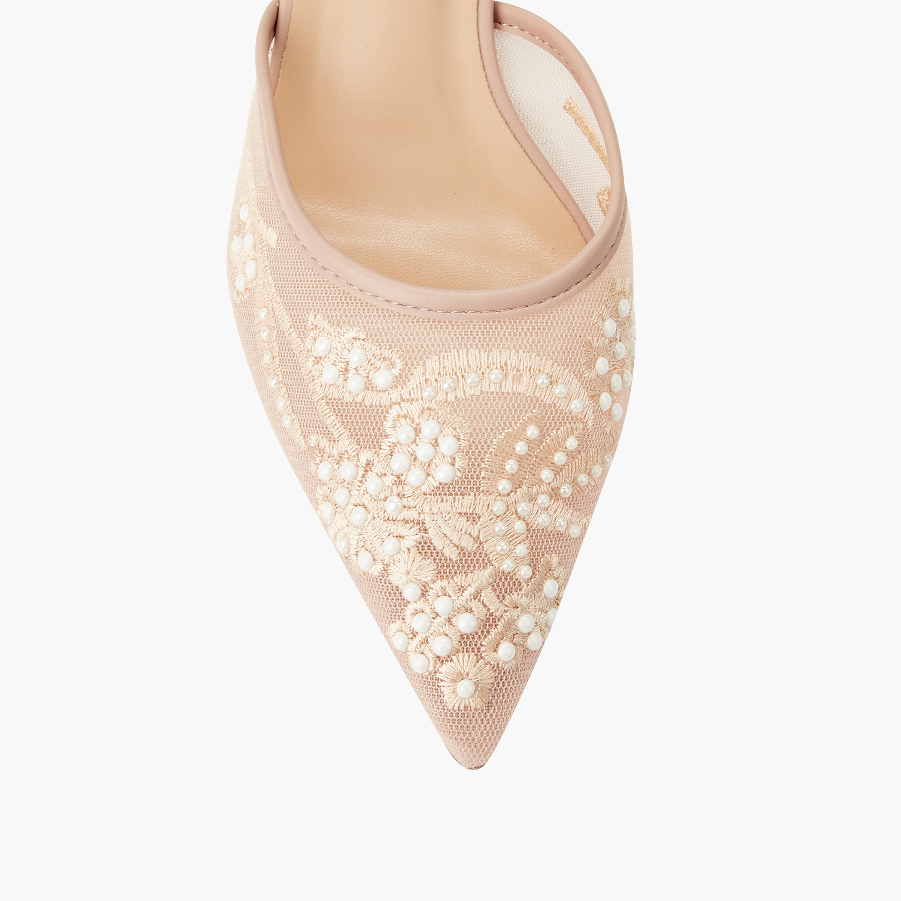 Celeste Women Embellished Kitten Heel Pointed Toe Shoes-women-shoes-sandals-heeled-image-4
