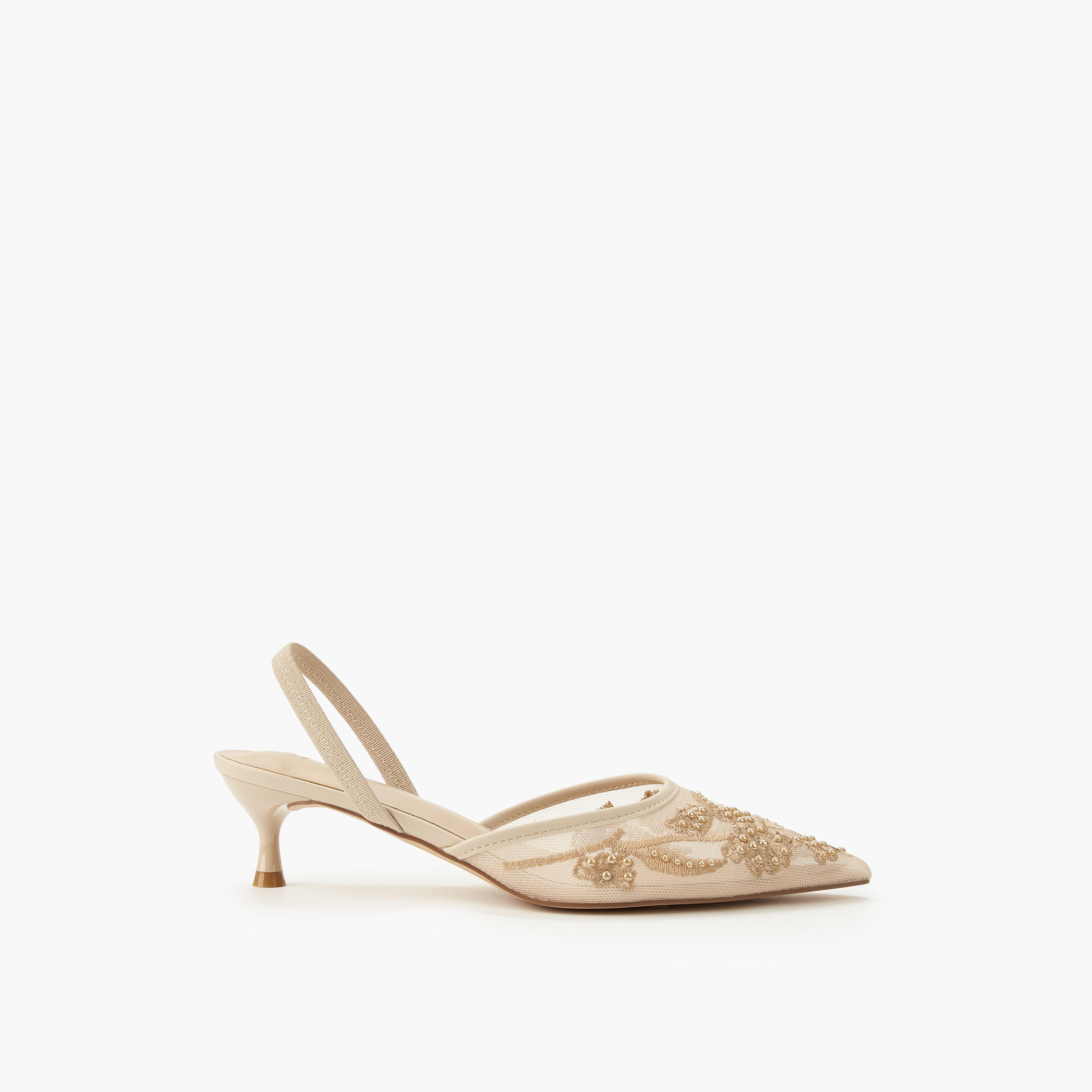 Celeste Women Embellished Kitten Heel Pointed Toe Shoes-women-shoes-sandals-heeled-image-3