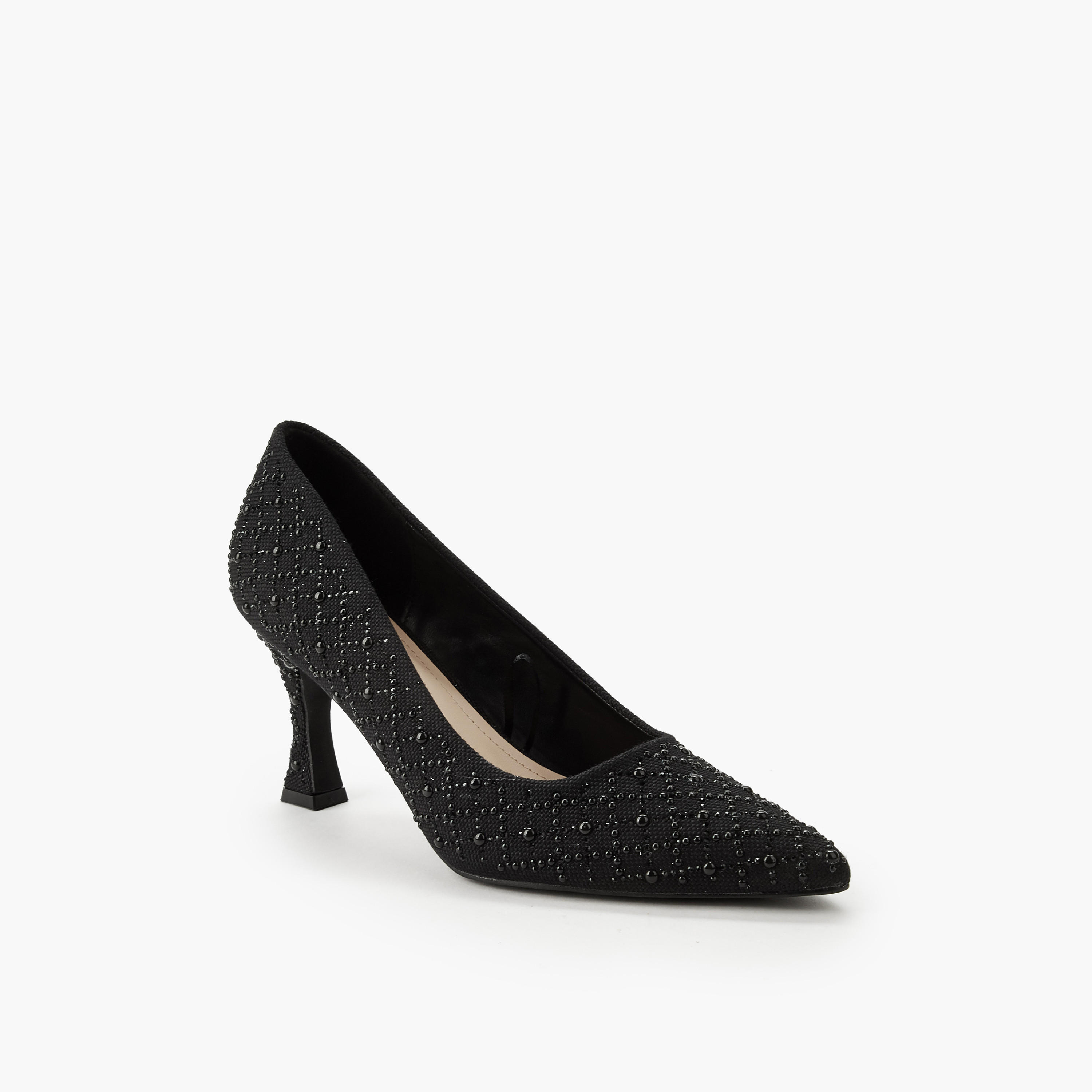 Celeste Women Embellished Flared Heel Pumps-women-shoes-sandals-heeled-image-2