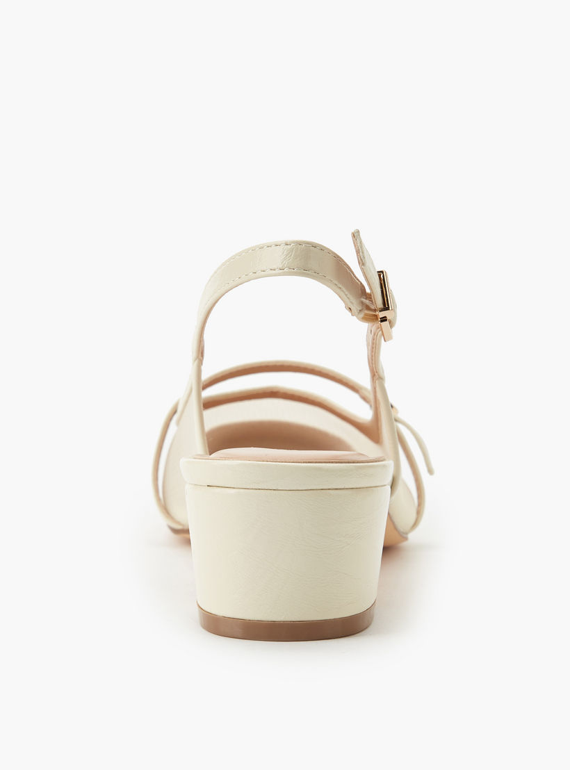 حذاء بكعب عريض شبكي بارز الملمس للنساء من سيليست-women-shoes-heels-image-5