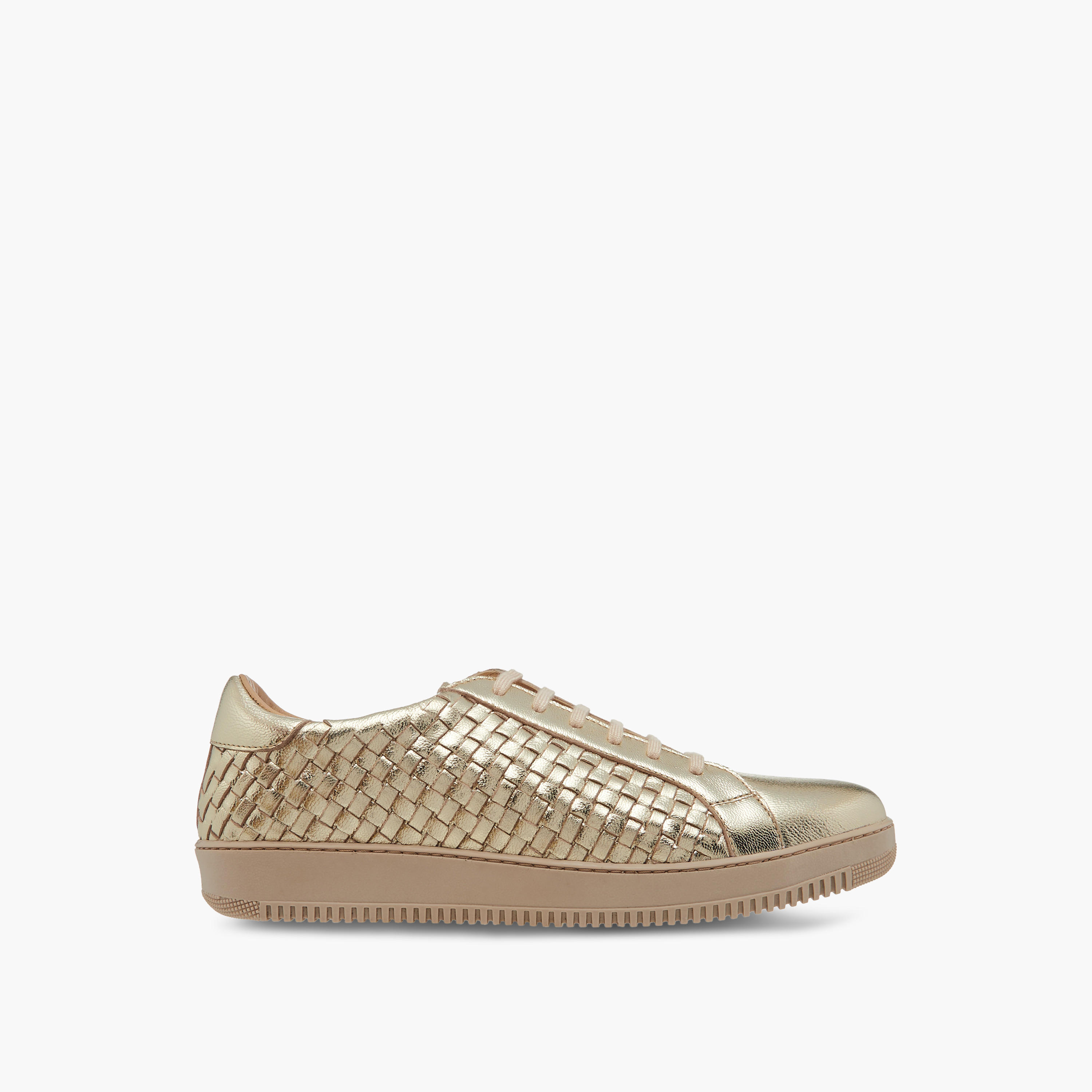 Paprika Quilted Sneakers with Lace-Up Closure-women-shoes-sneakers-image-3