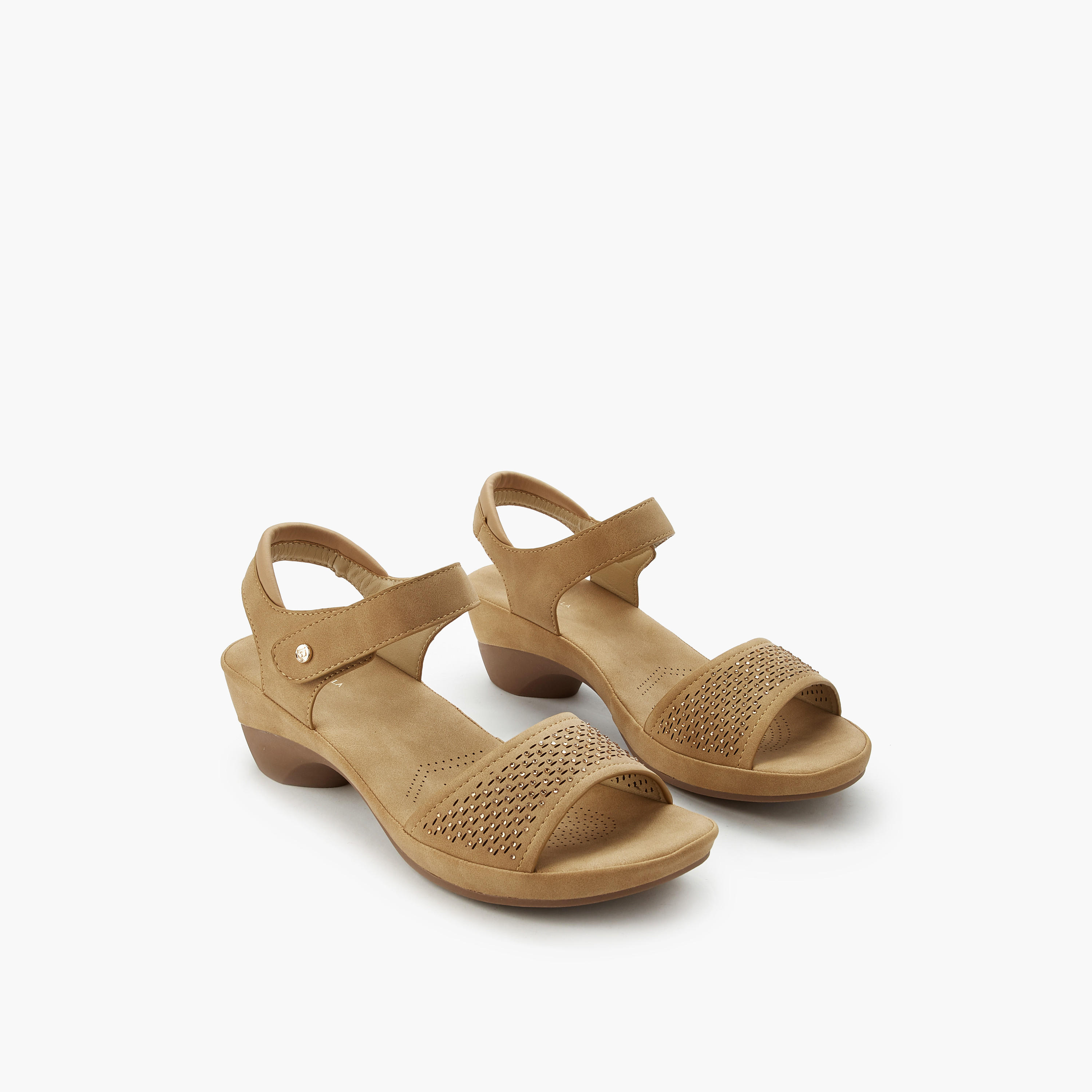 Flora Bella Women Block Heel Strap Sandals-women-shoes-sandals-heeled-image-1