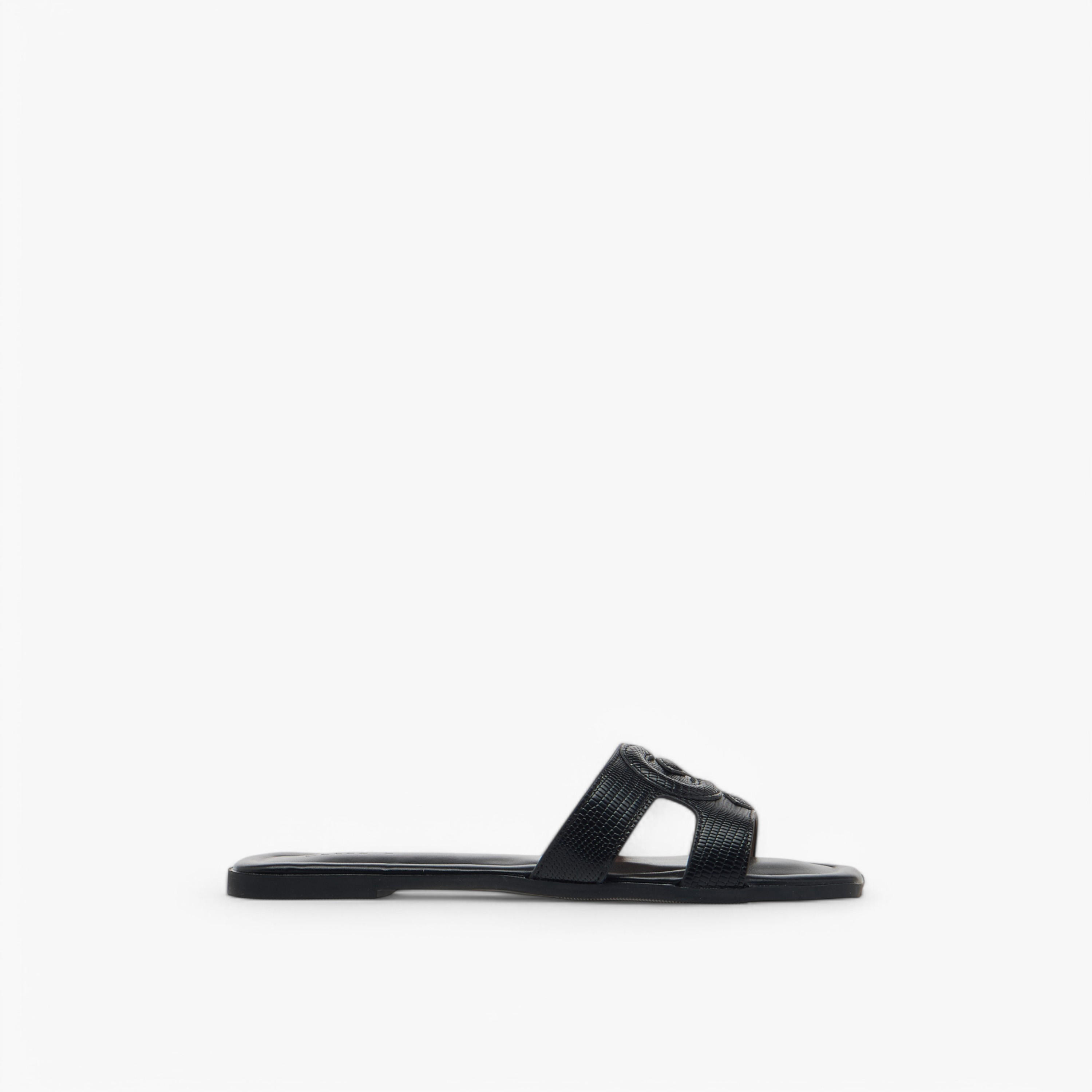 صندل سهل الارتداء بنقوش شعار للنساء من سيليست-women-shoes-flats-sandals-image-3