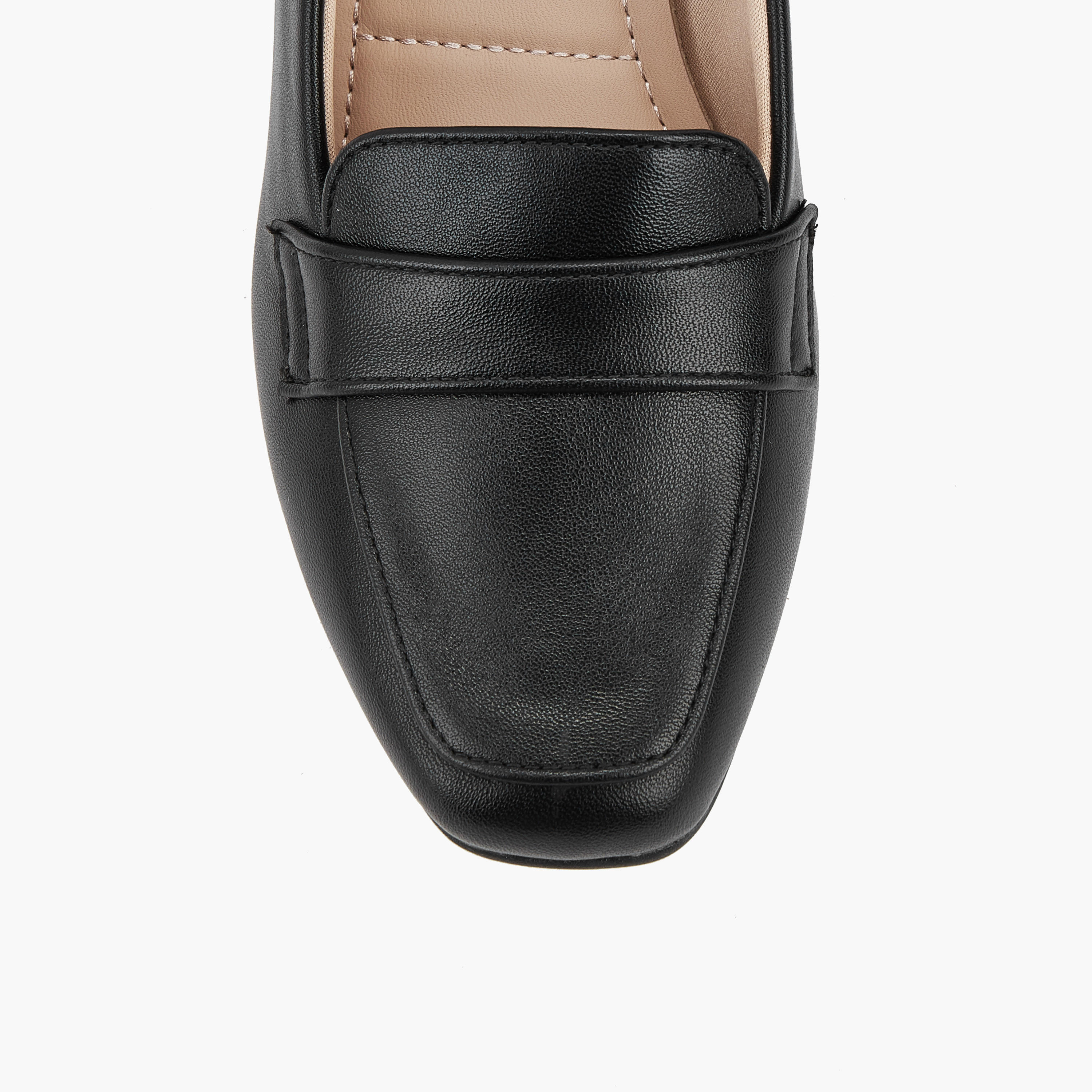 Flora Bella Solid Slip-On Loafers with Block Heel-women-shoes-loafersandmoccasins-image-4