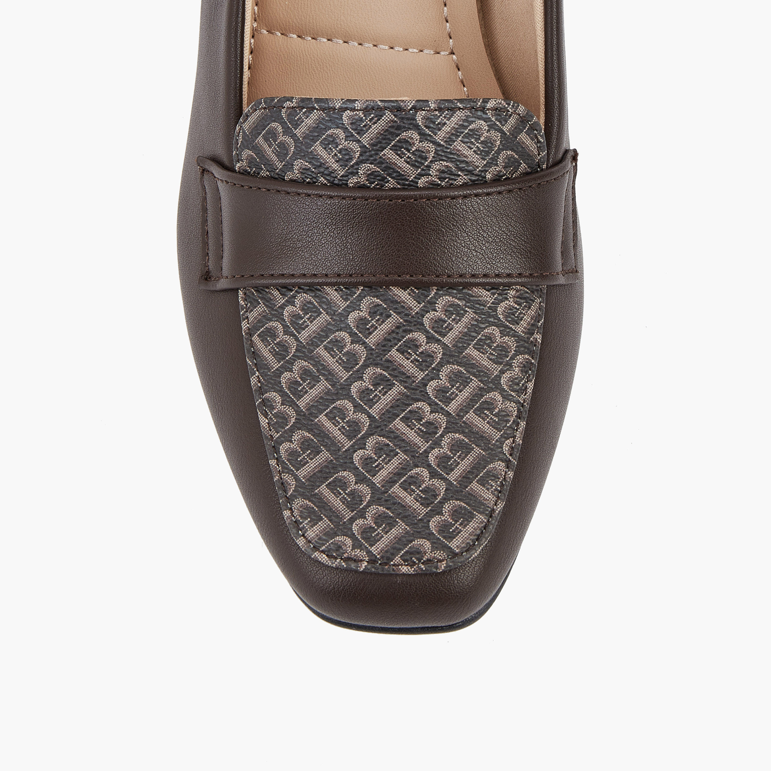 Flora Bella Monogram Print Slip-On Loafers with Block Heel-women-shoes-loafersandmoccasins-image-4