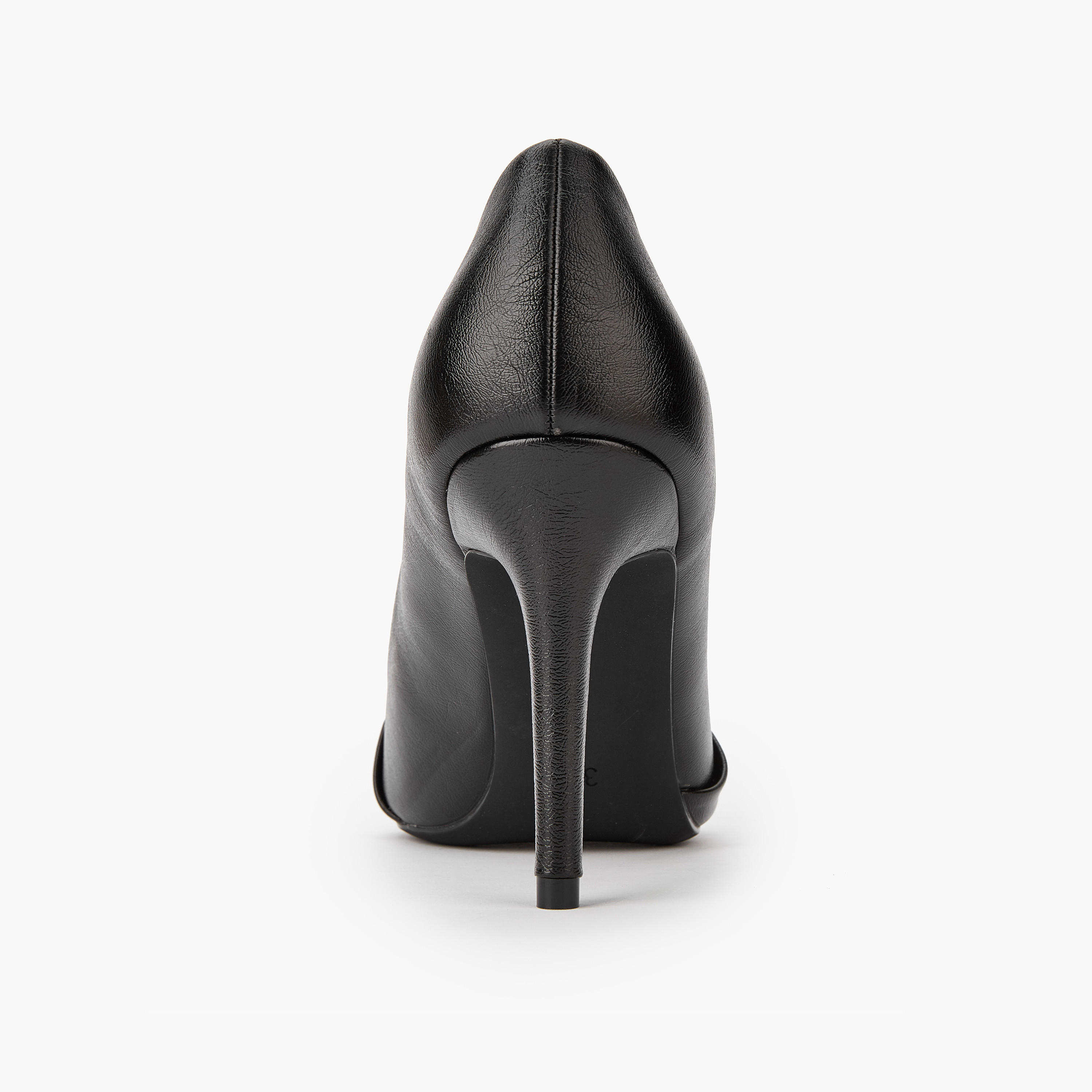 Paprika Knot Accent Slip-On Pumps with Stiletto Heels-women-shoes-heels-image-4