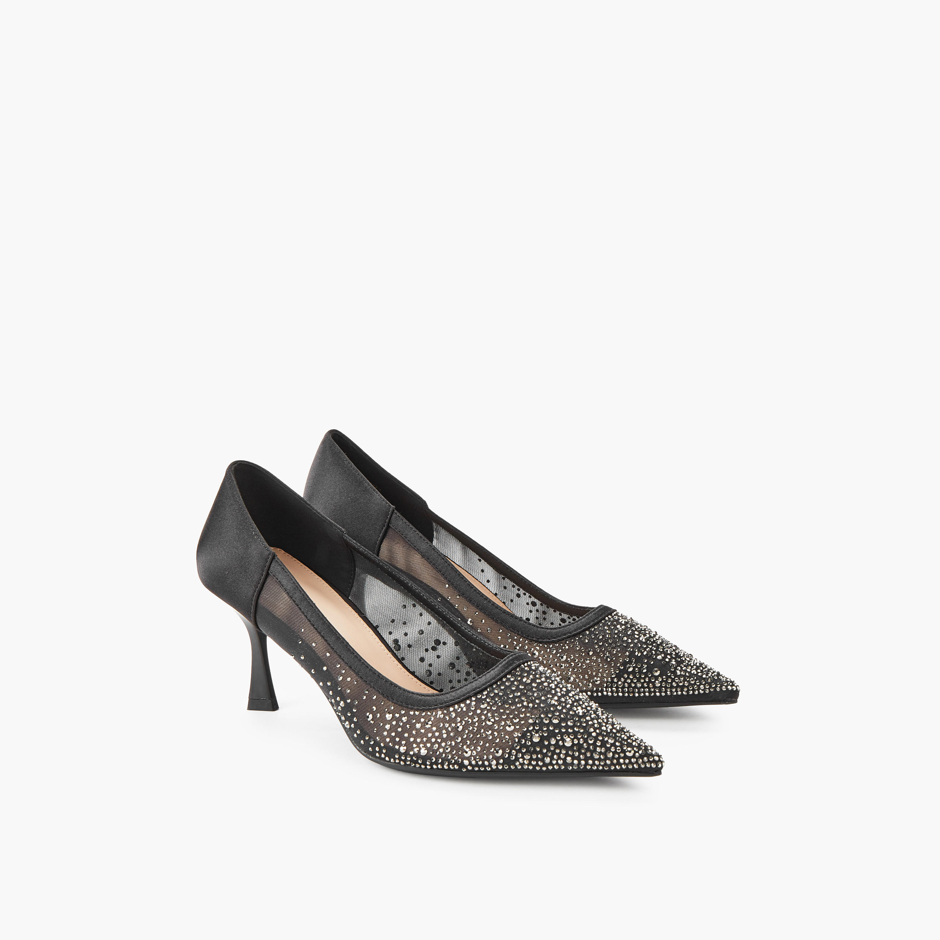 Paprika Women Embellished Flared Heel Pumps-women-shoes-heels-image-1