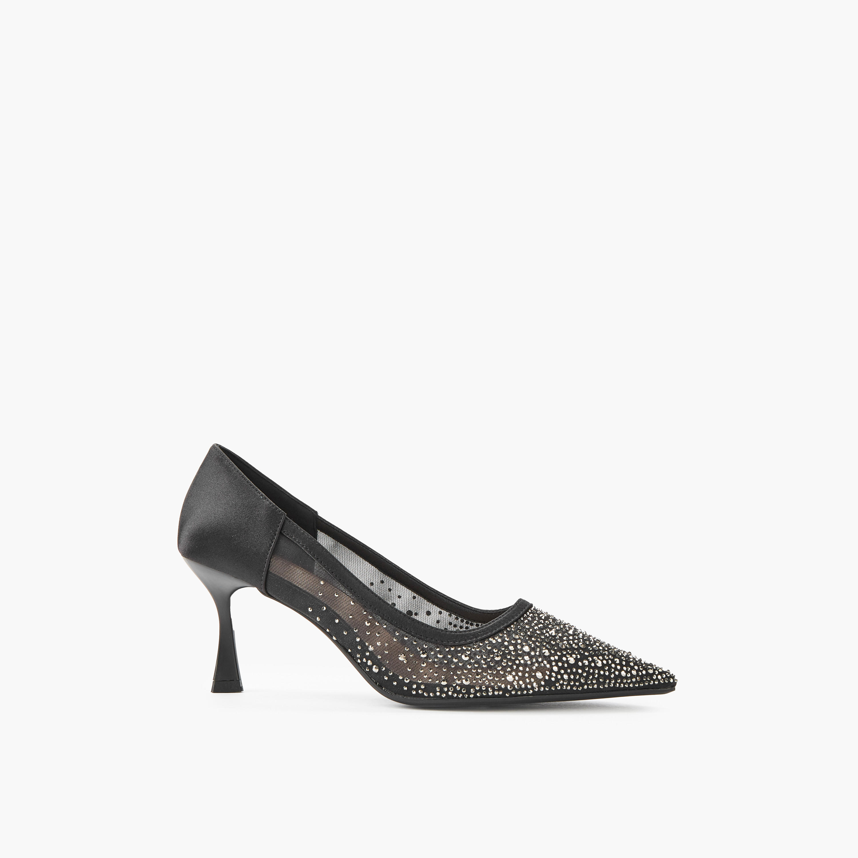 Paprika Women Embellished Flared Heel Pumps-women-shoes-heels-image-5