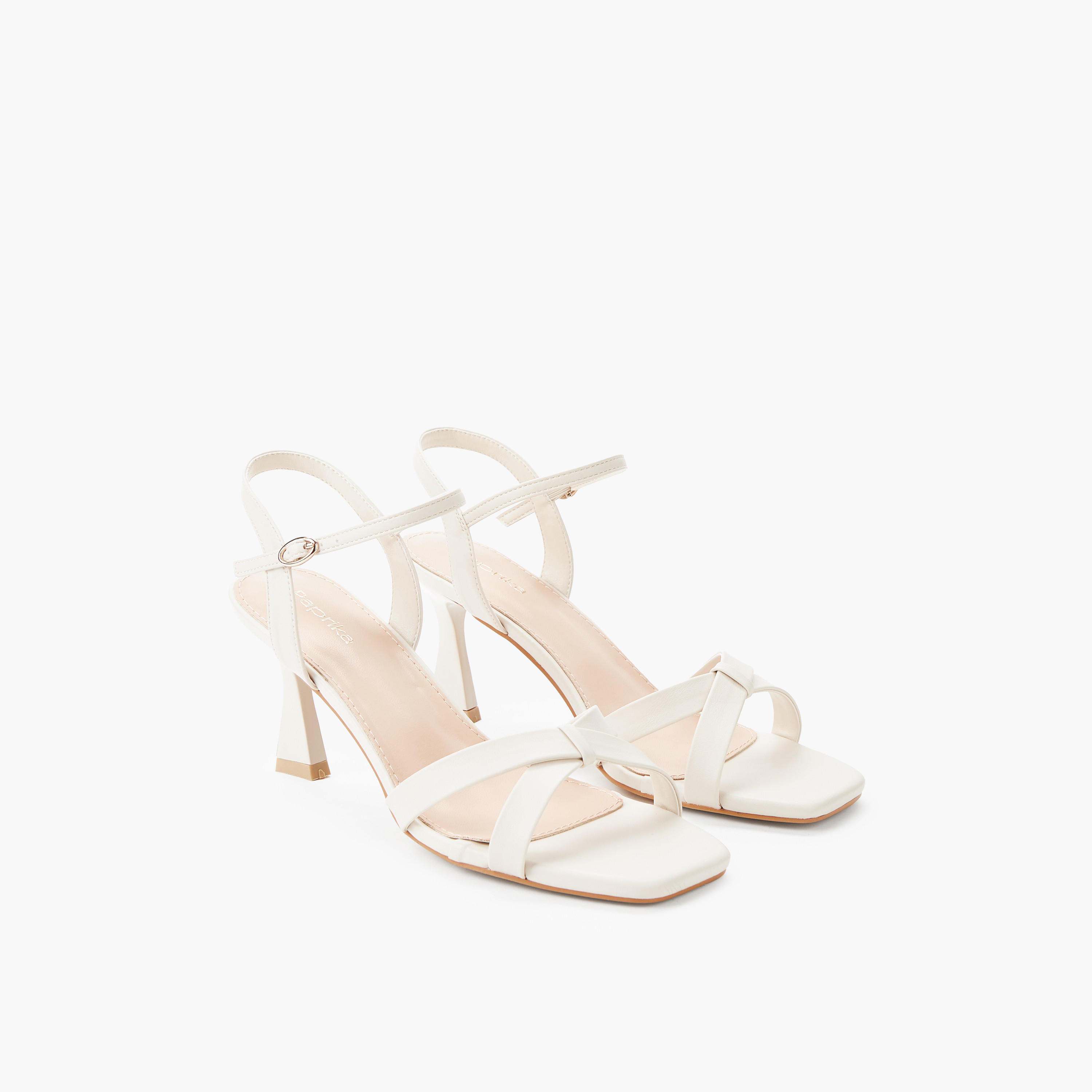 Paprika Women Cross Strap Flared Heel Sandals-women-shoes-sandals-heeled-image-1