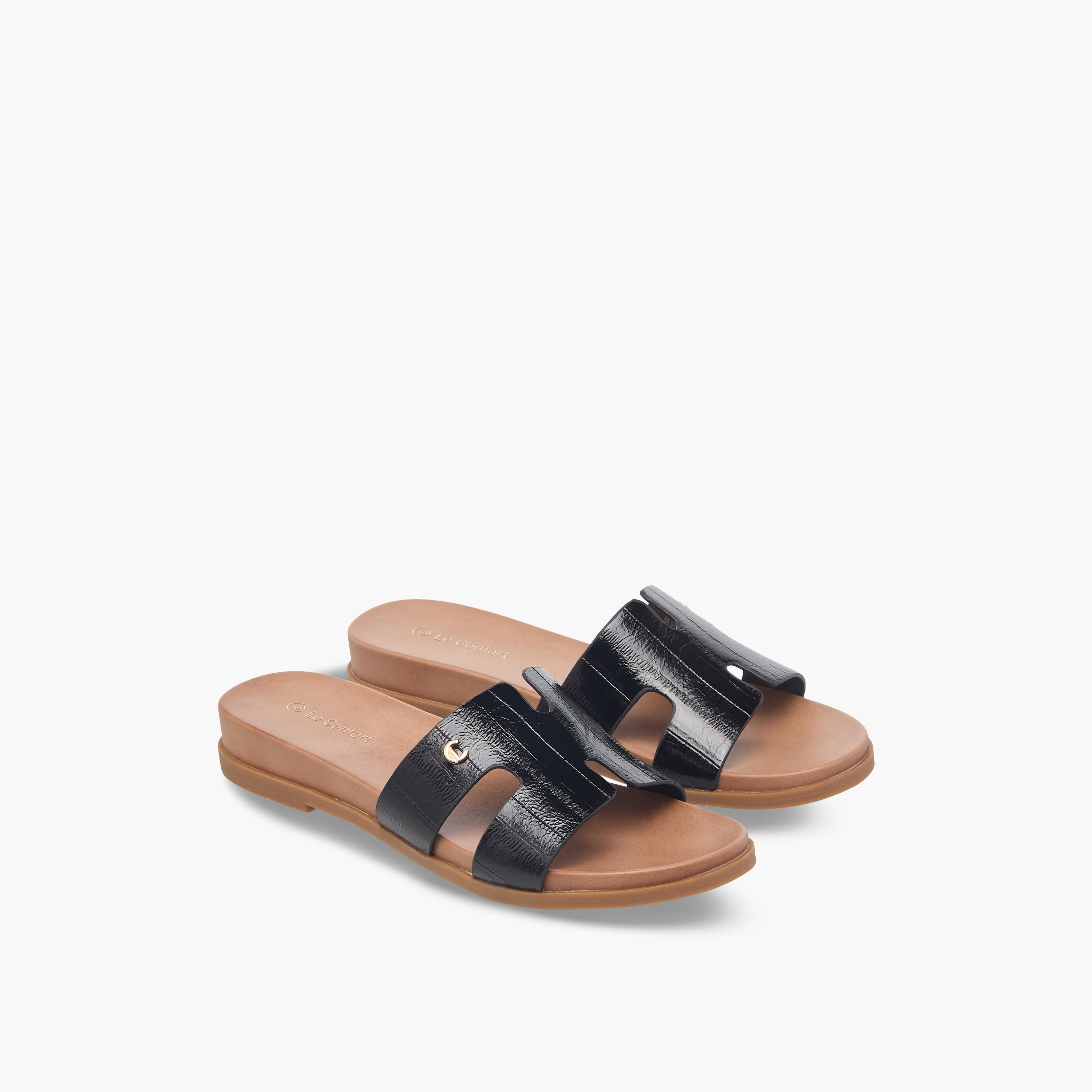 Le Confort Women Slip-On Sandals-women-shoes-flats-sandals-image-1