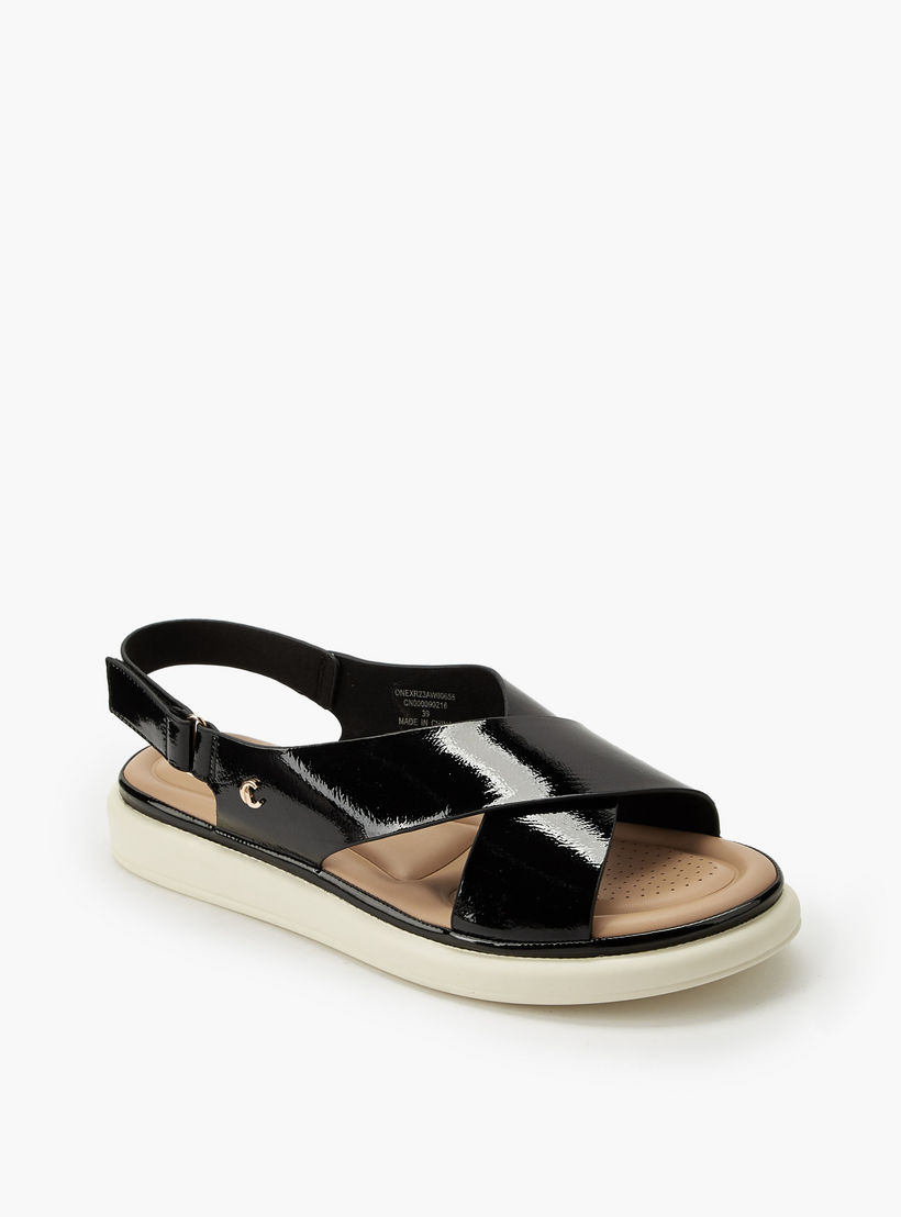 صندل بشريط إغلاق للنساء من لو كونفورت-women-shoes-sandals-flats-image-2