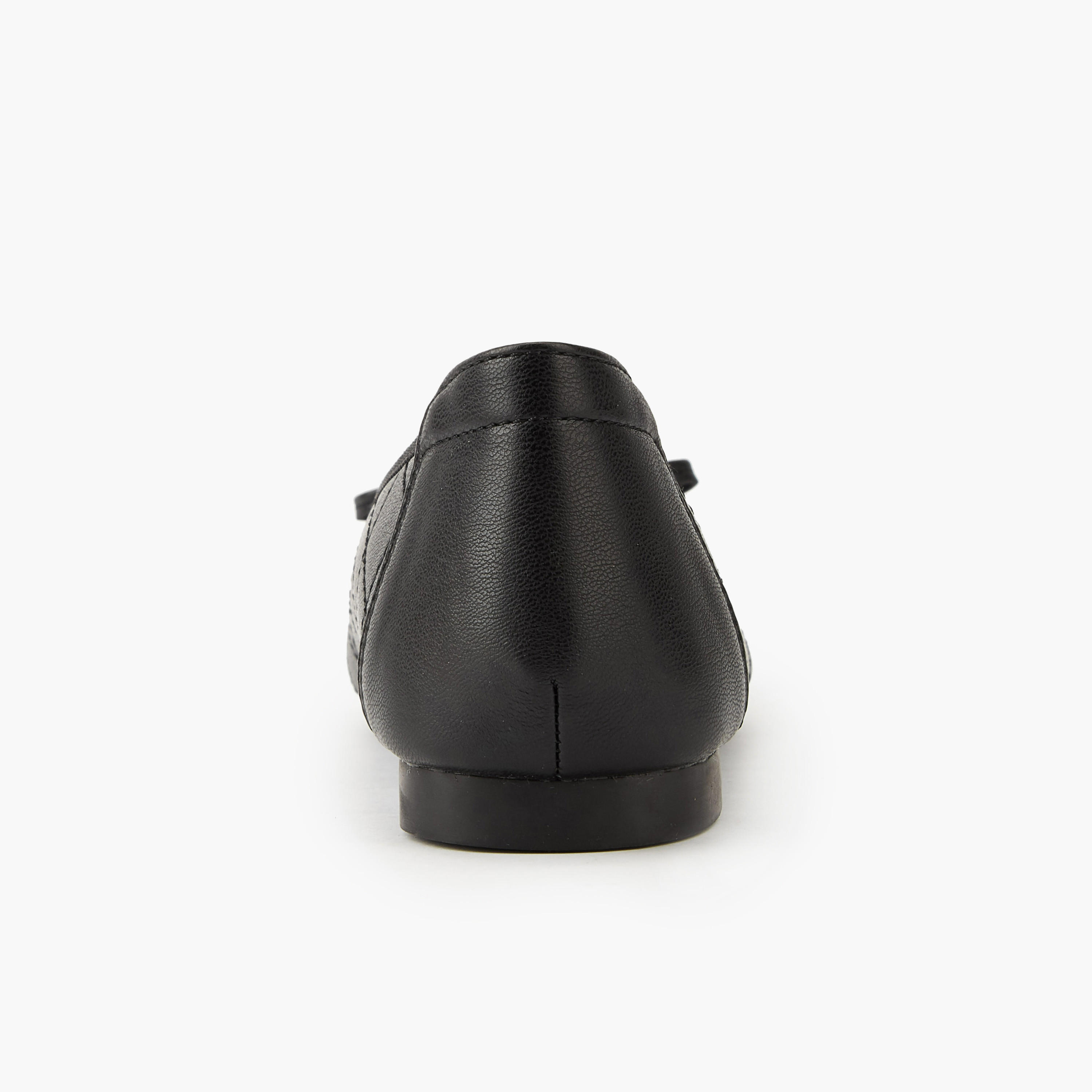 Flora Bella Quilted Ballerina Shoes with Bow Detail-women-shoes-flats-ballerinas-image-5